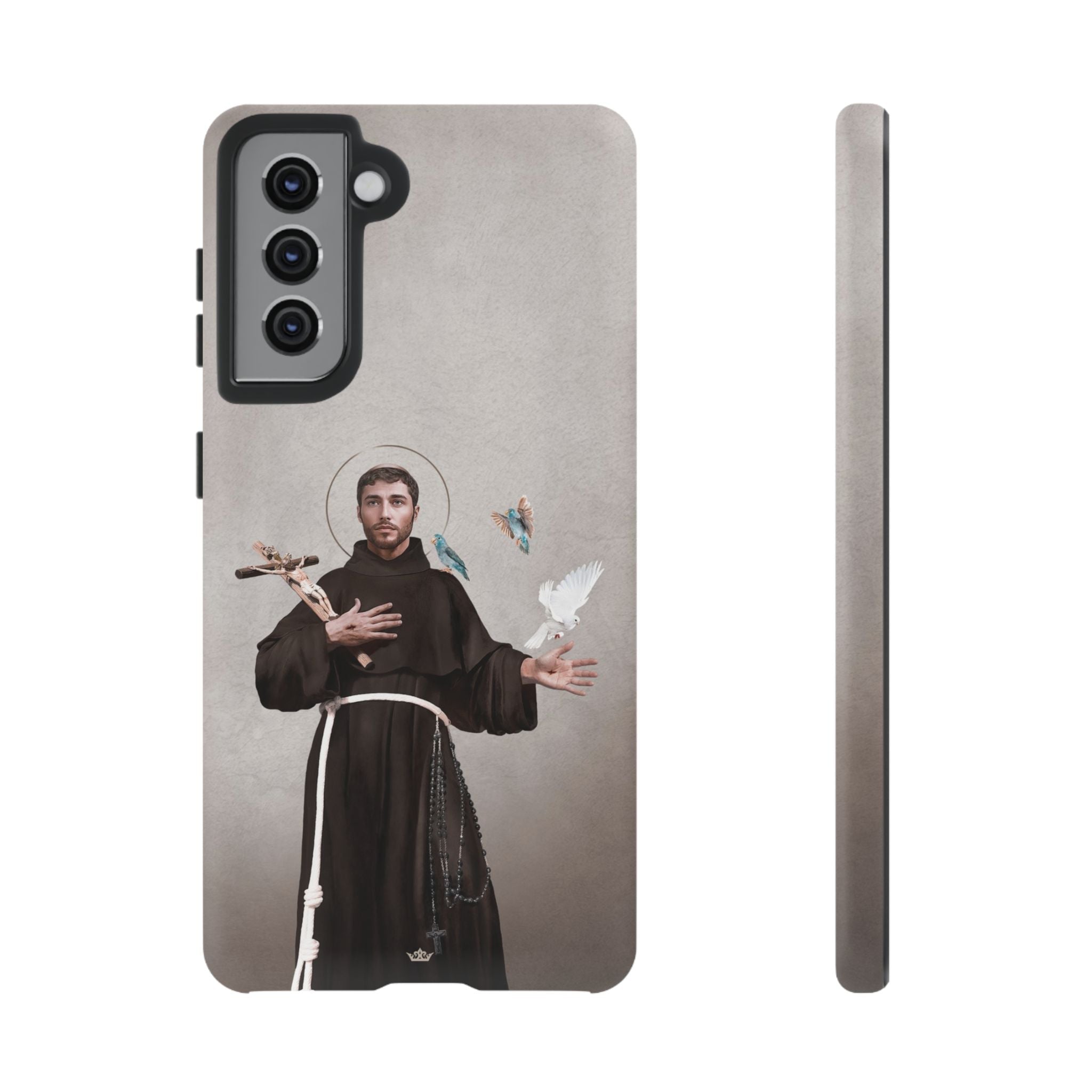 St. Francis of Assisi Hard Phone Case (Light) - Venxara