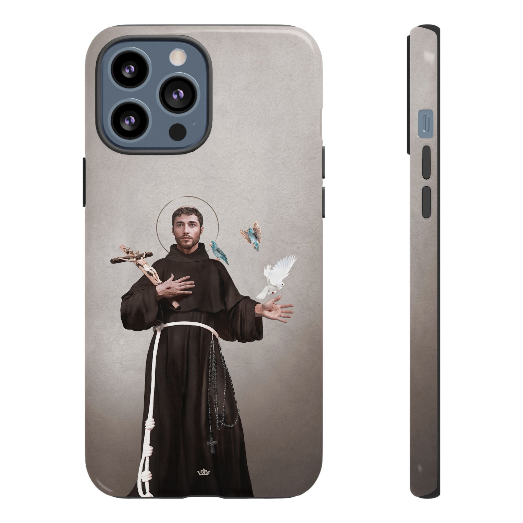 St. Francis of Assisi Hard Phone Case (Light) - Venxara