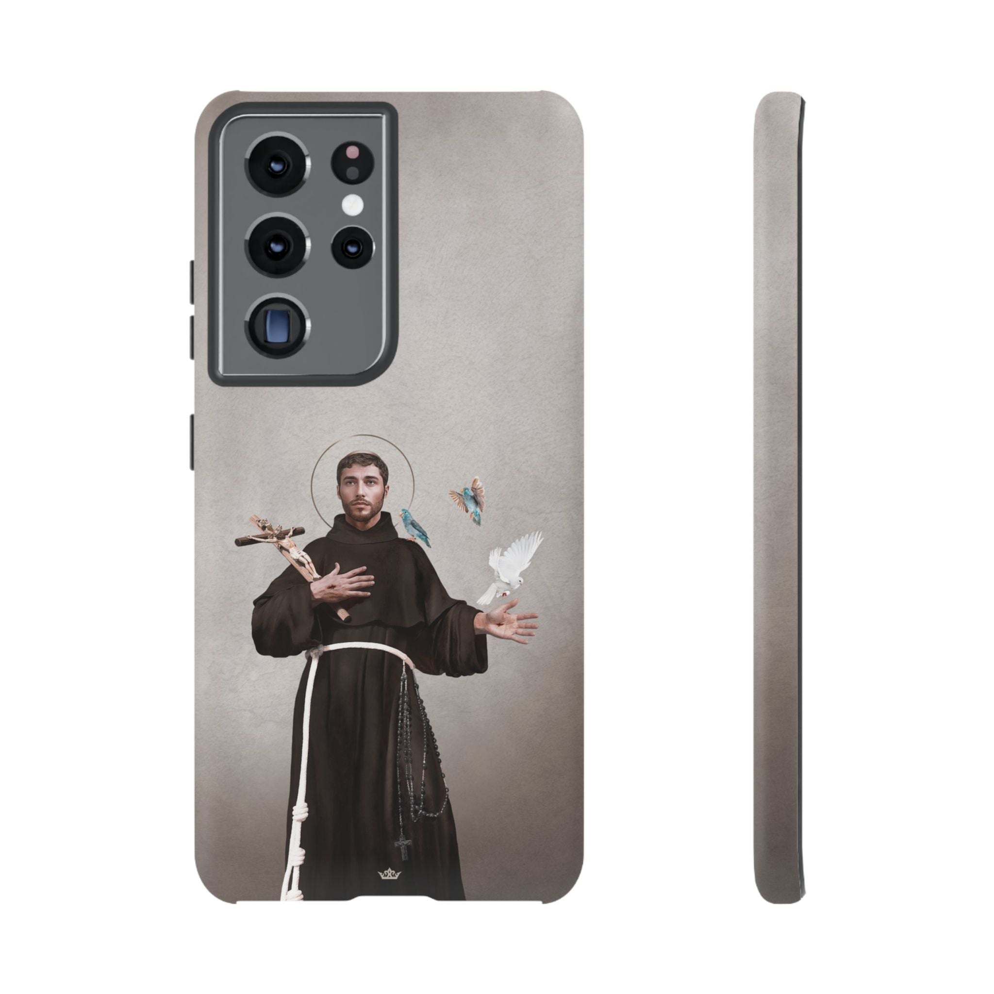 St. Francis of Assisi Hard Phone Case (Light) - Venxara