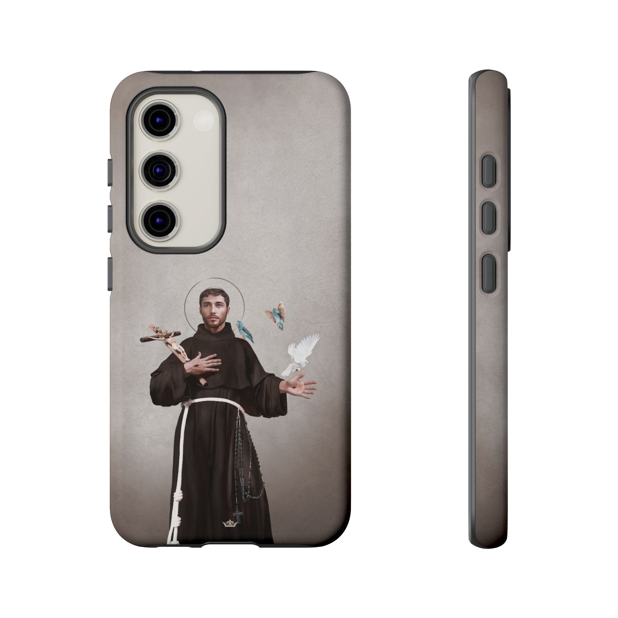 St. Francis of Assisi Hard Phone Case (Light) - Venxara