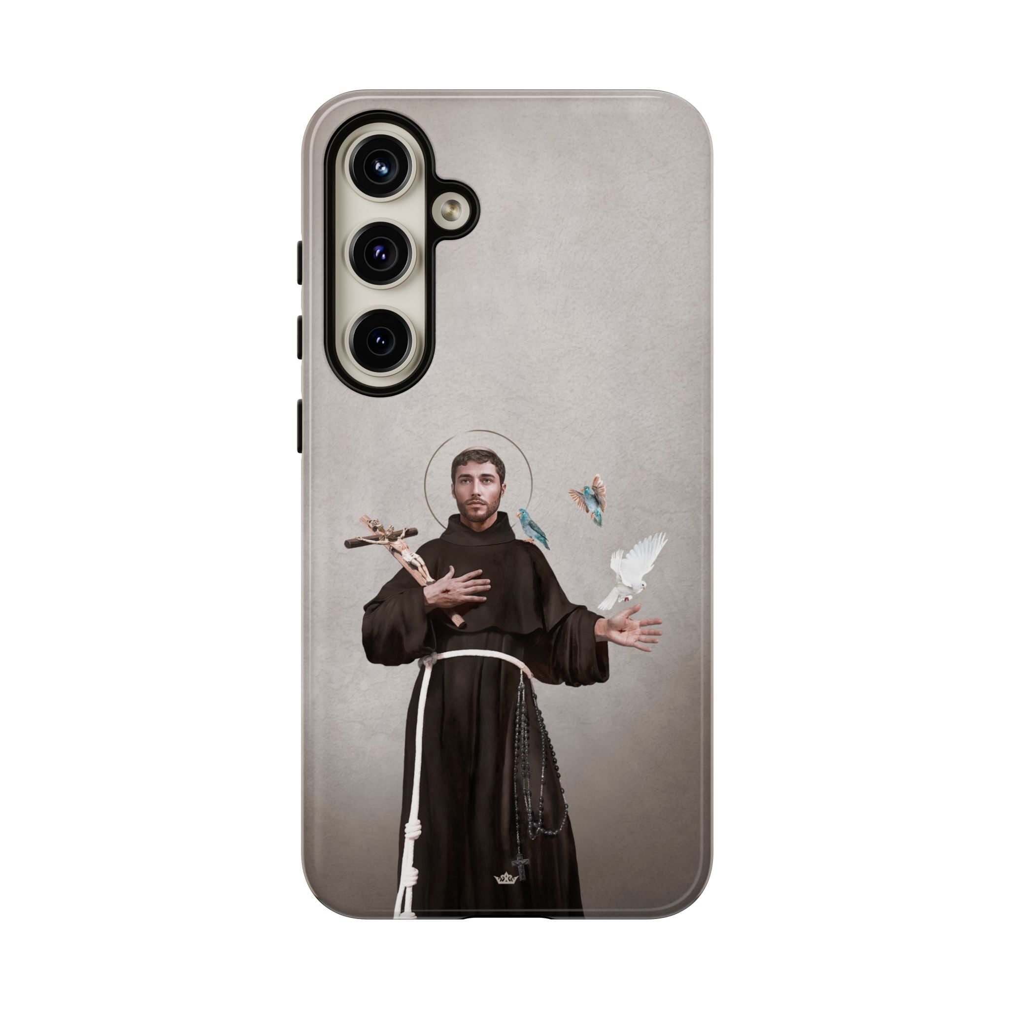 St. Francis of Assisi Hard Phone Case (Light) - Venxara
