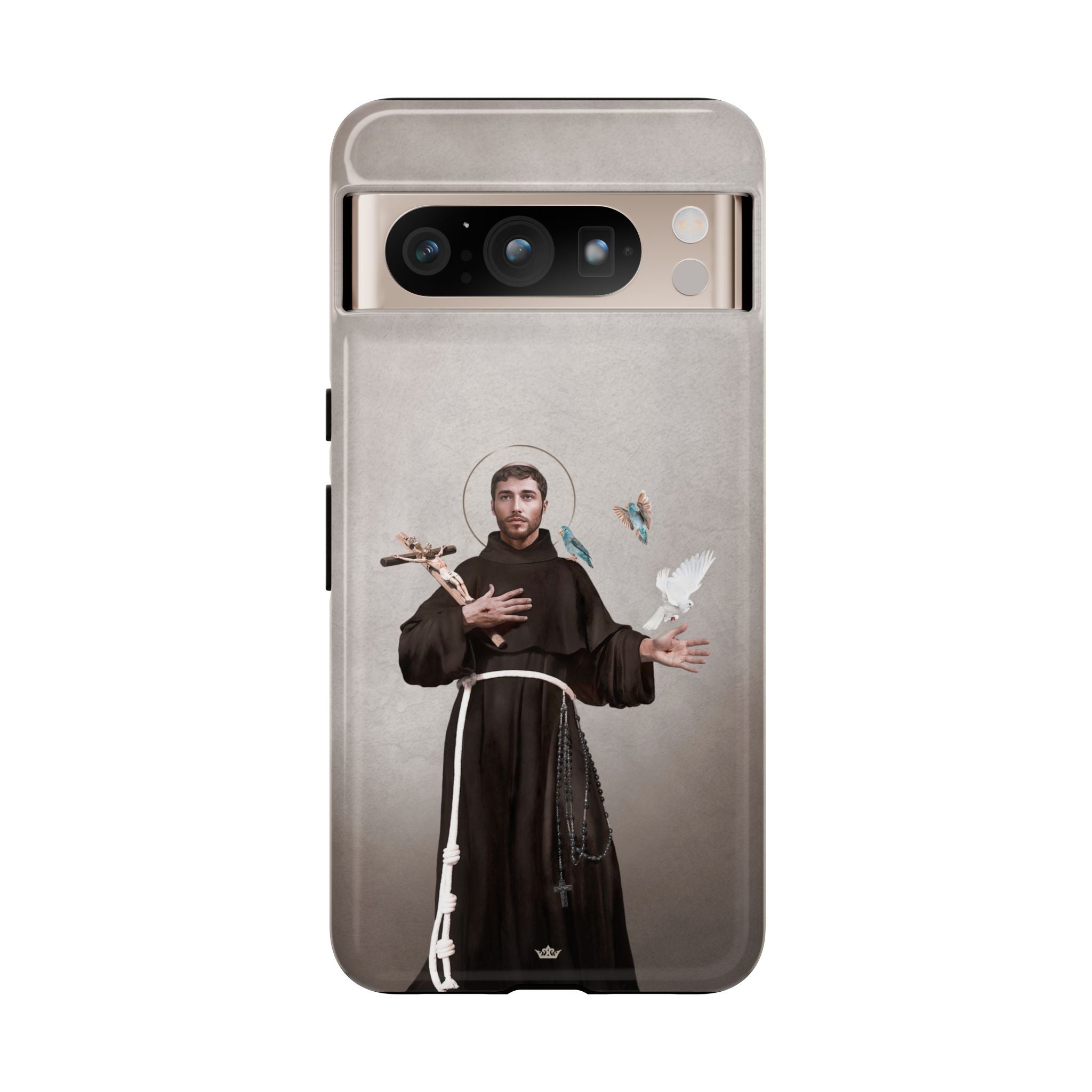 St. Francis of Assisi Hard Phone Case (Light) - Venxara