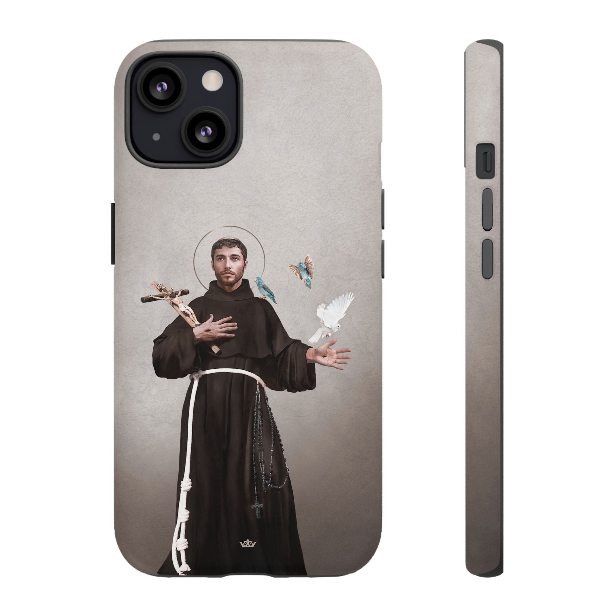 St. Francis of Assisi Hard Phone Case (Light) - Venxara