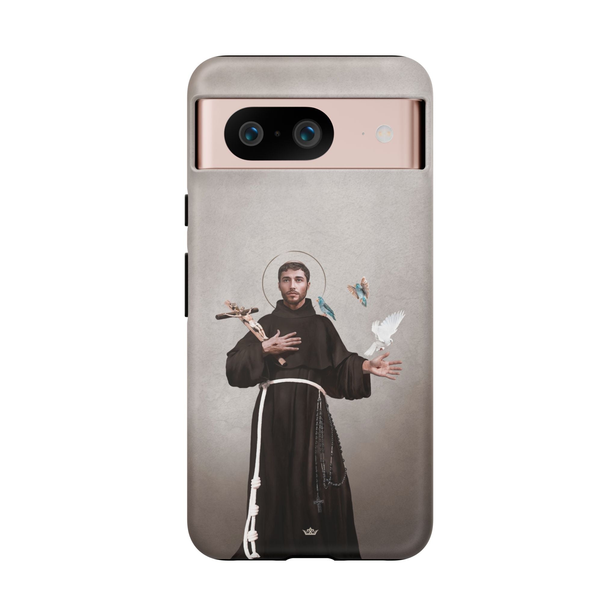 St. Francis of Assisi Hard Phone Case (Light) - Venxara
