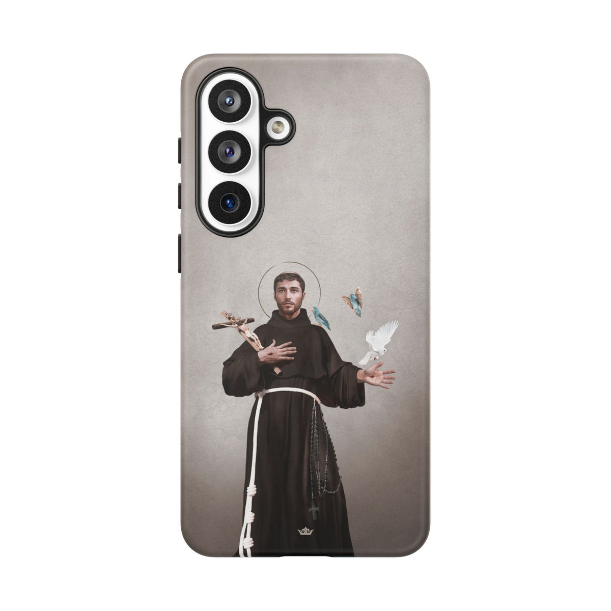 St. Francis of Assisi Hard Phone Case (Light) Copyright VENXARA