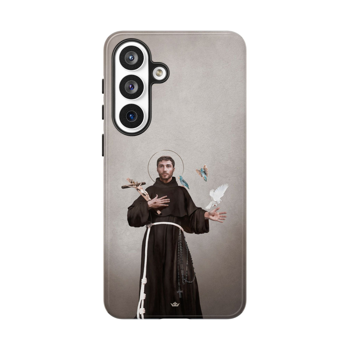 St. Francis of Assisi Hard Phone Case (Light) Copyright VENXARA