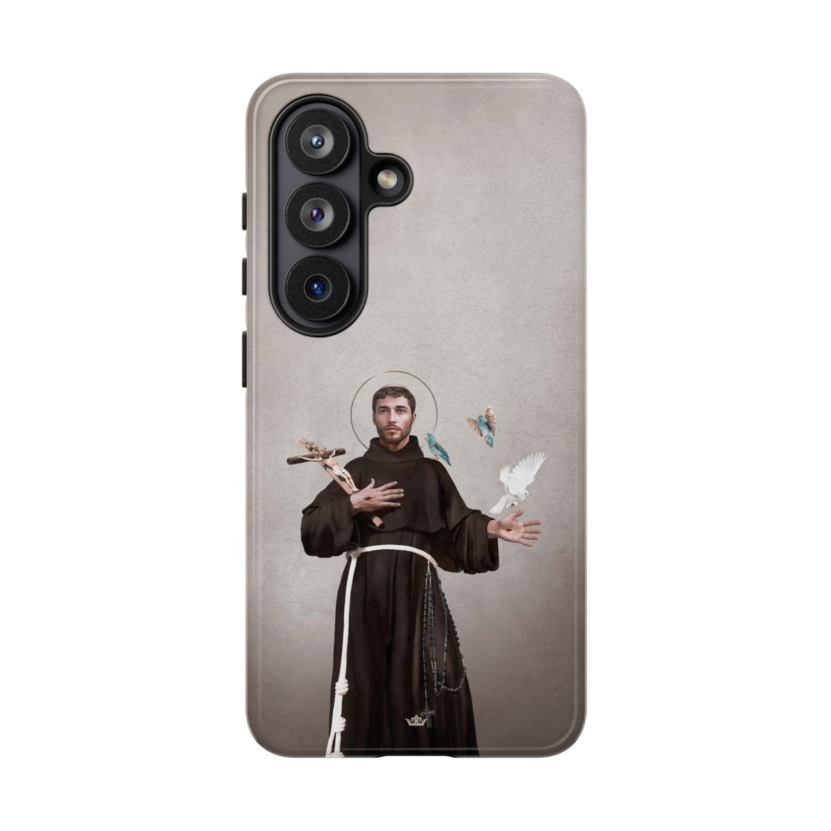 St. Francis of Assisi Hard Phone Case (Light) Copyright VENXARA
