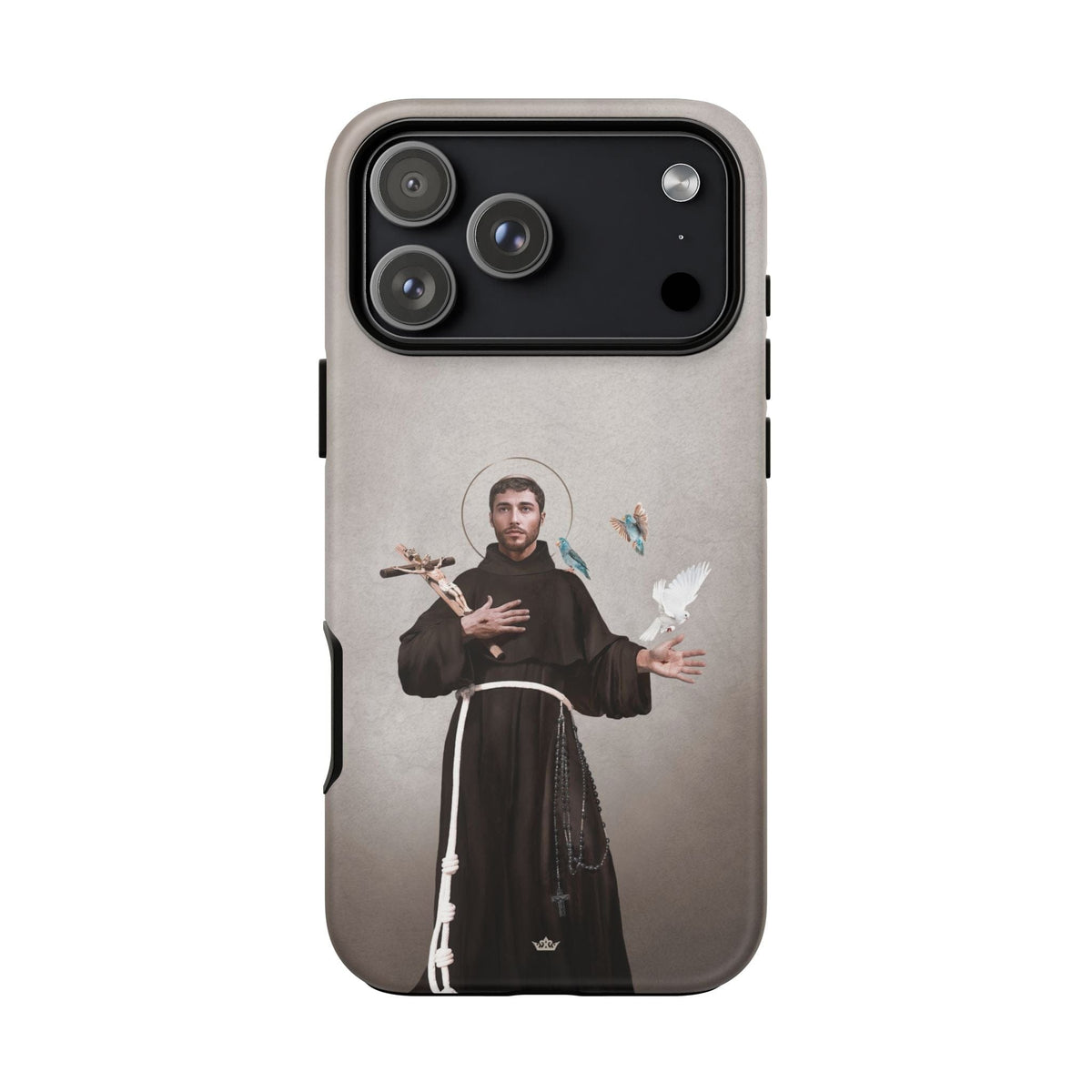 St. Francis of Assisi Hard Phone Case (Light) Copyright VENXARA