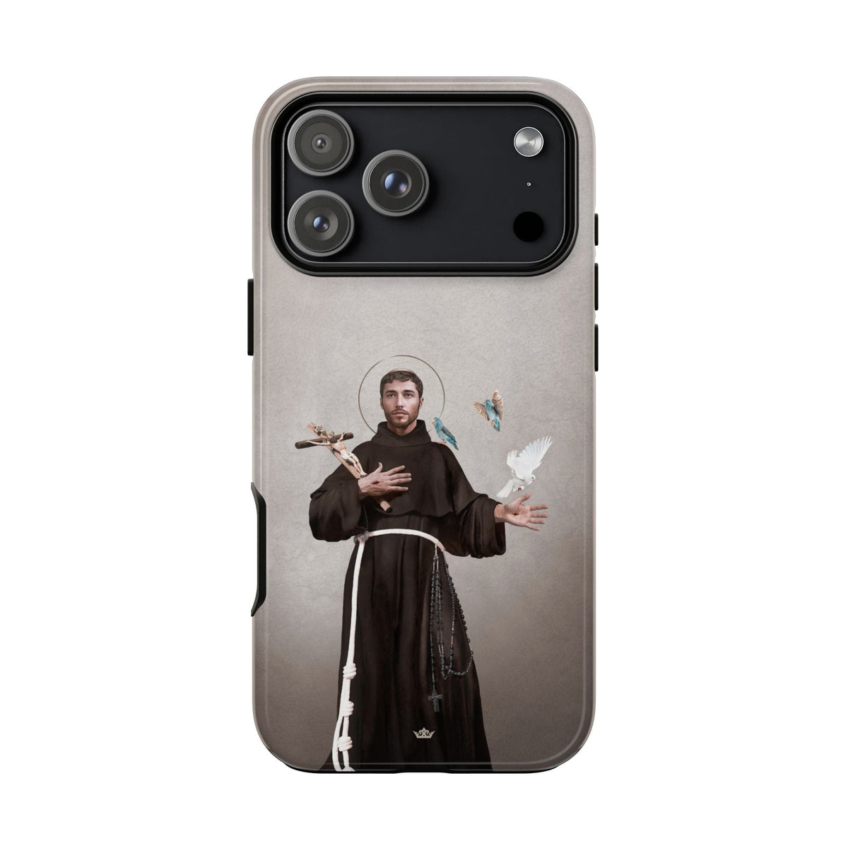 St. Francis of Assisi Hard Phone Case (Light) Copyright VENXARA