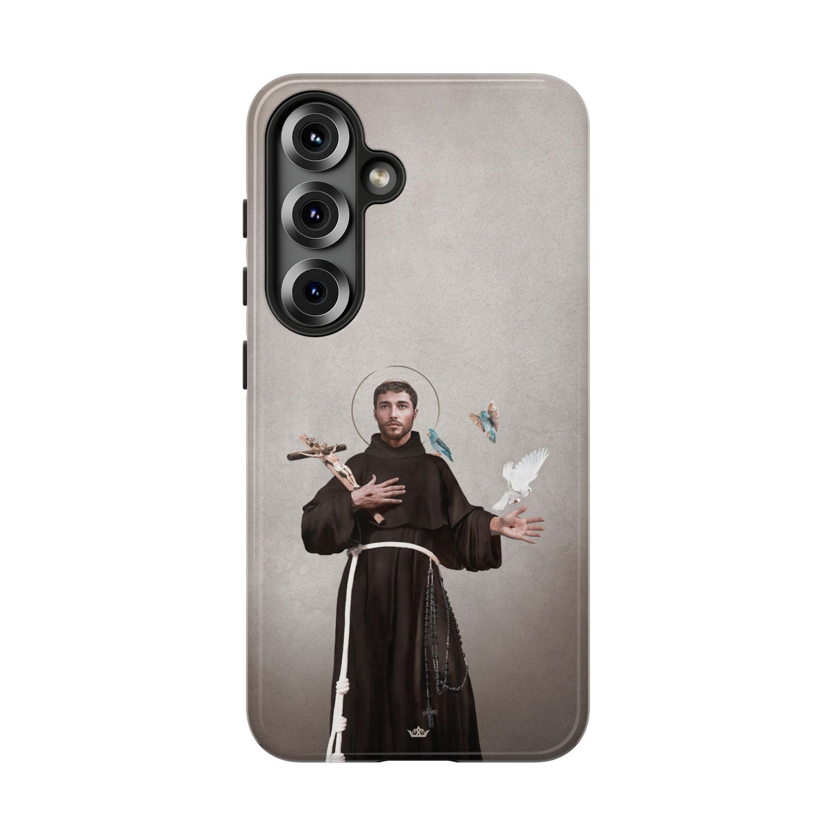St. Francis of Assisi Hard Phone Case (Light) Copyright VENXARA