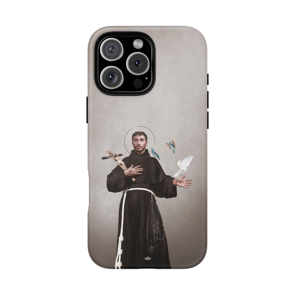 St. Francis of Assisi Hard Phone Case (Light) Copyright VENXARA