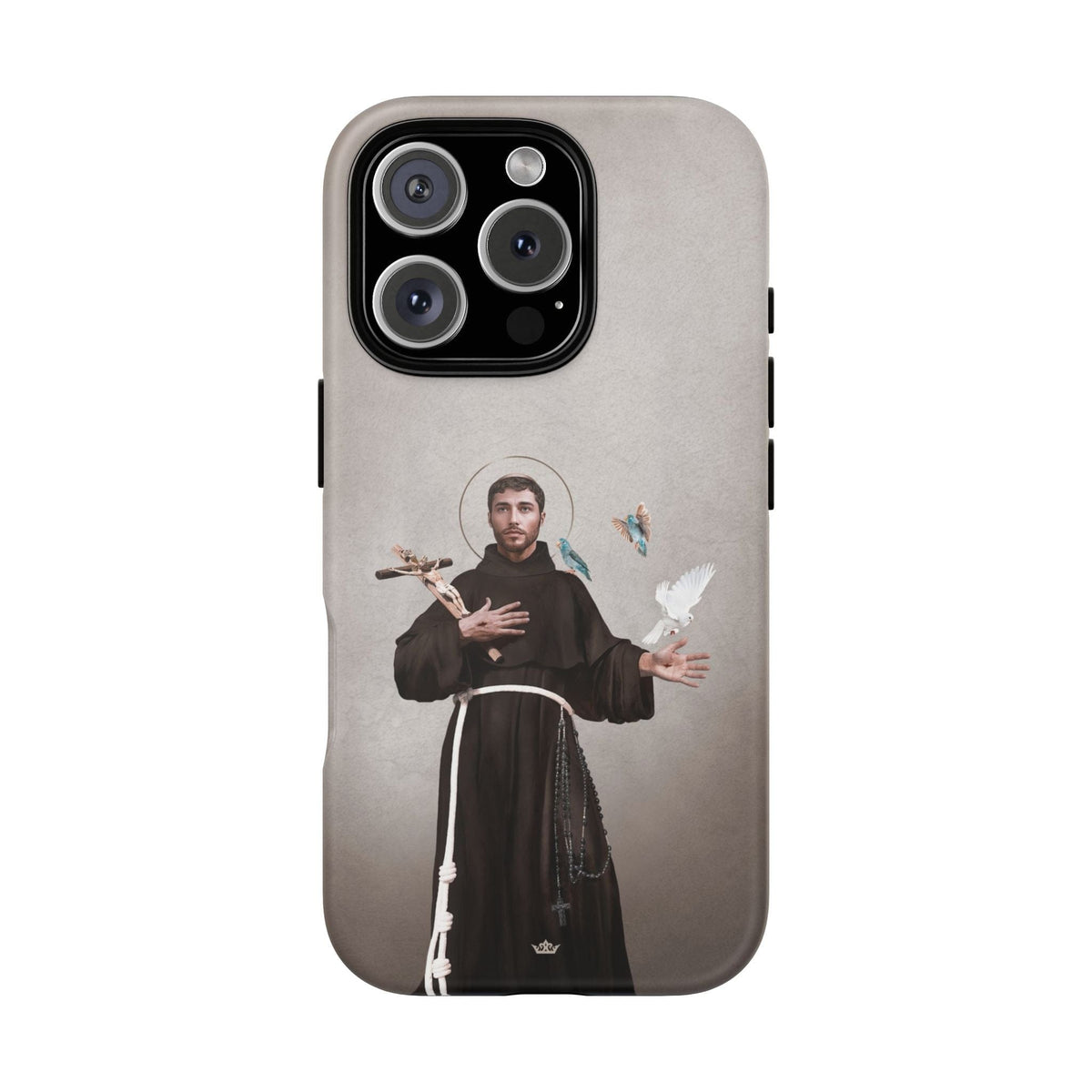 St. Francis of Assisi Hard Phone Case (Light) Copyright VENXARA