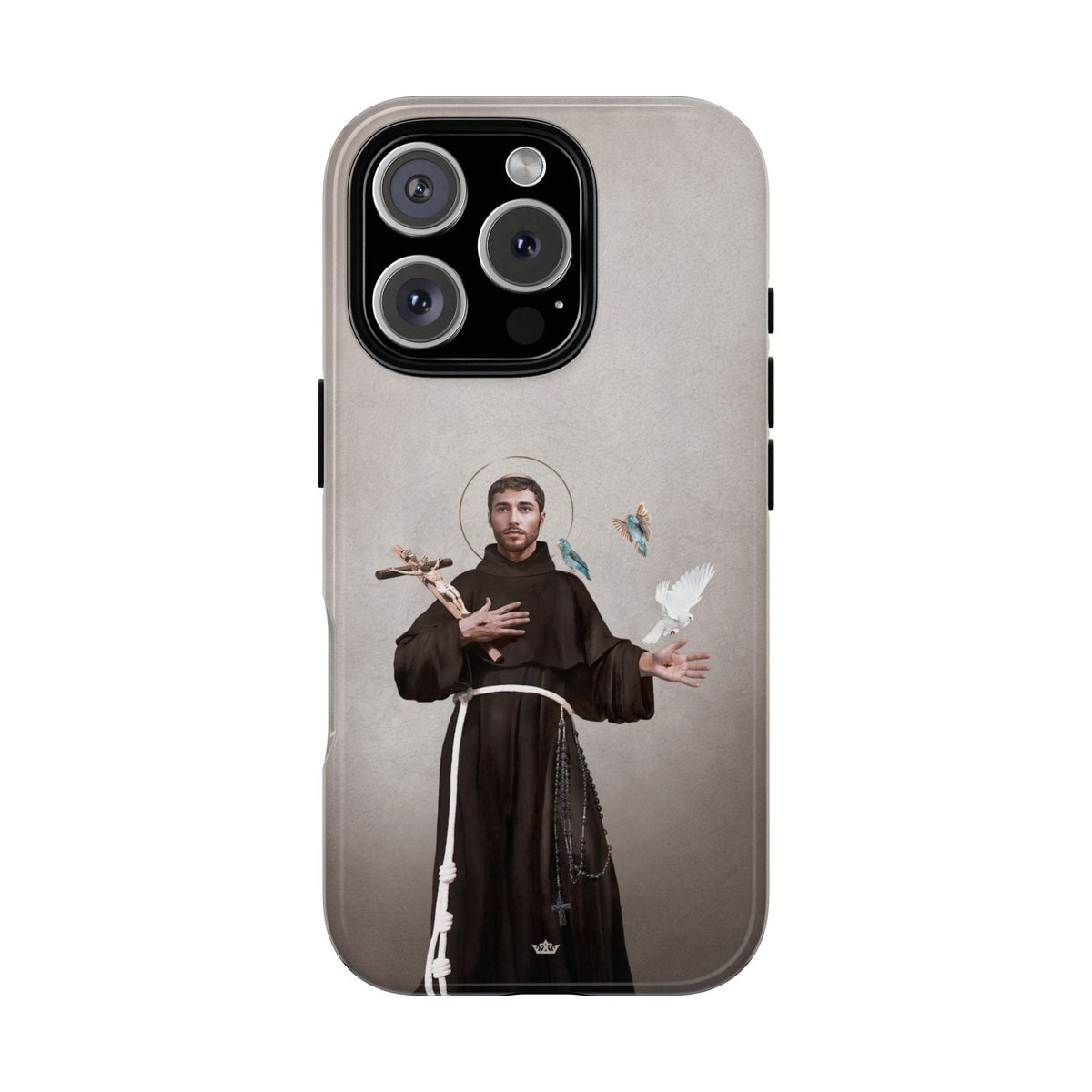 St. Francis of Assisi Hard Phone Case (Light) Copyright VENXARA