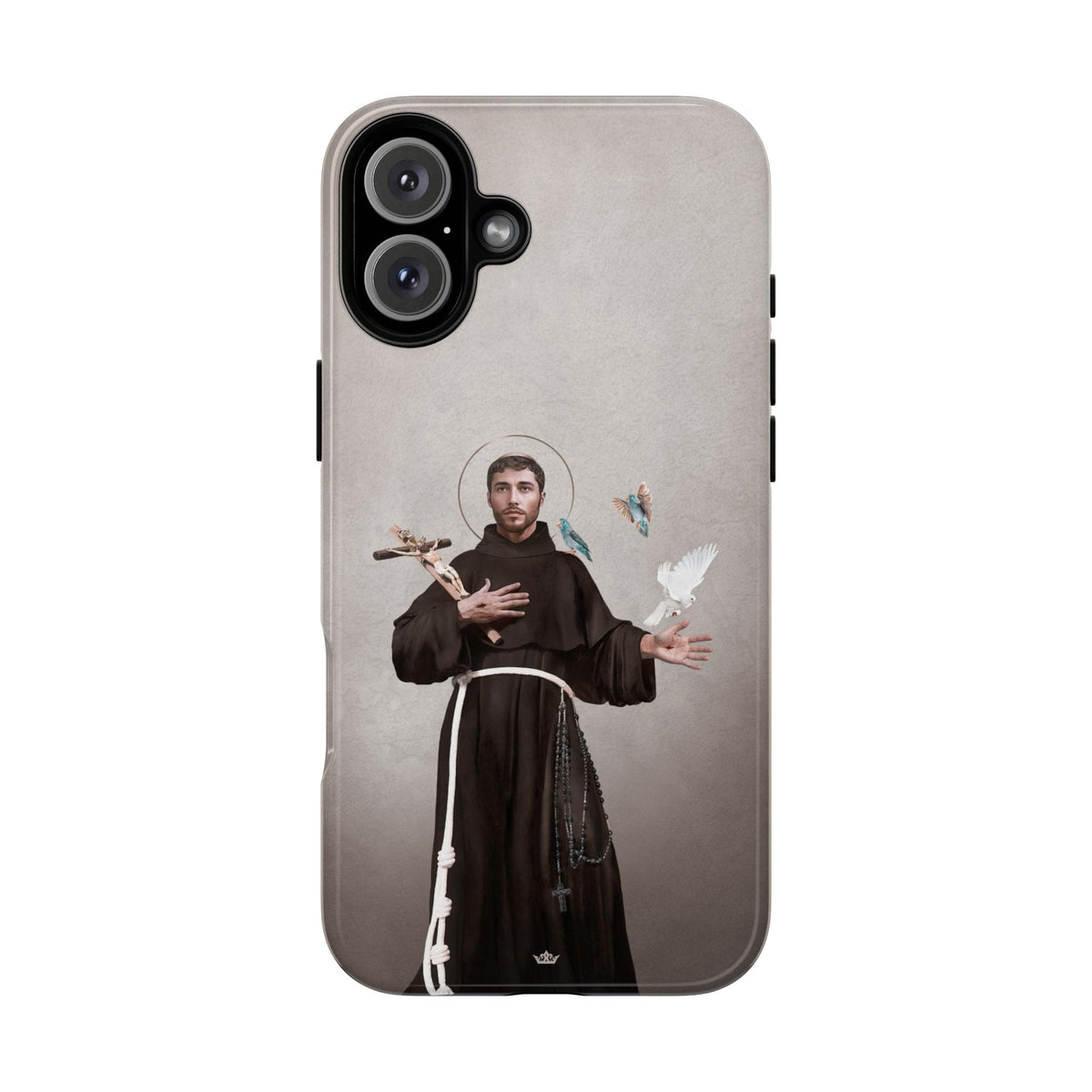St. Francis of Assisi Hard Phone Case (Light) Copyright VENXARA