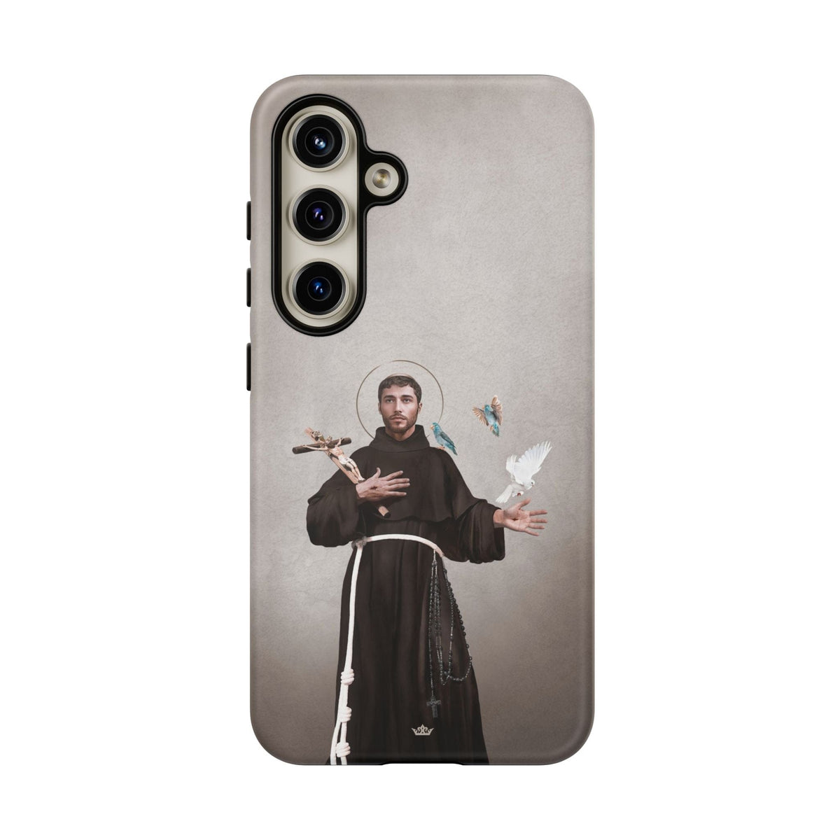 St. Francis of Assisi Hard Phone Case (Light) Copyright VENXARA