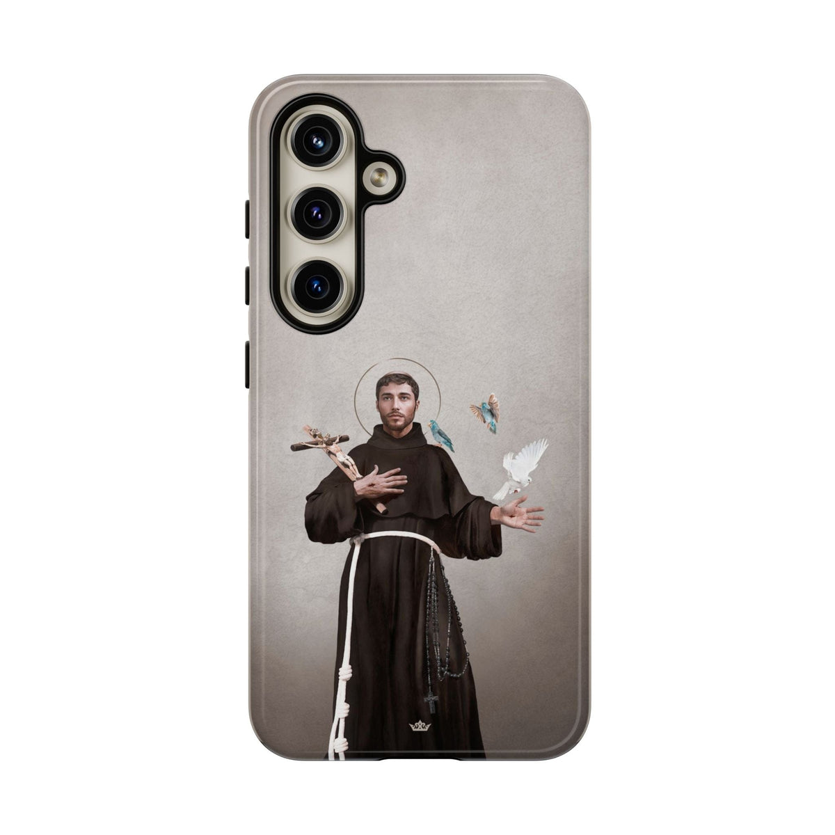 St. Francis of Assisi Hard Phone Case (Light) Copyright VENXARA