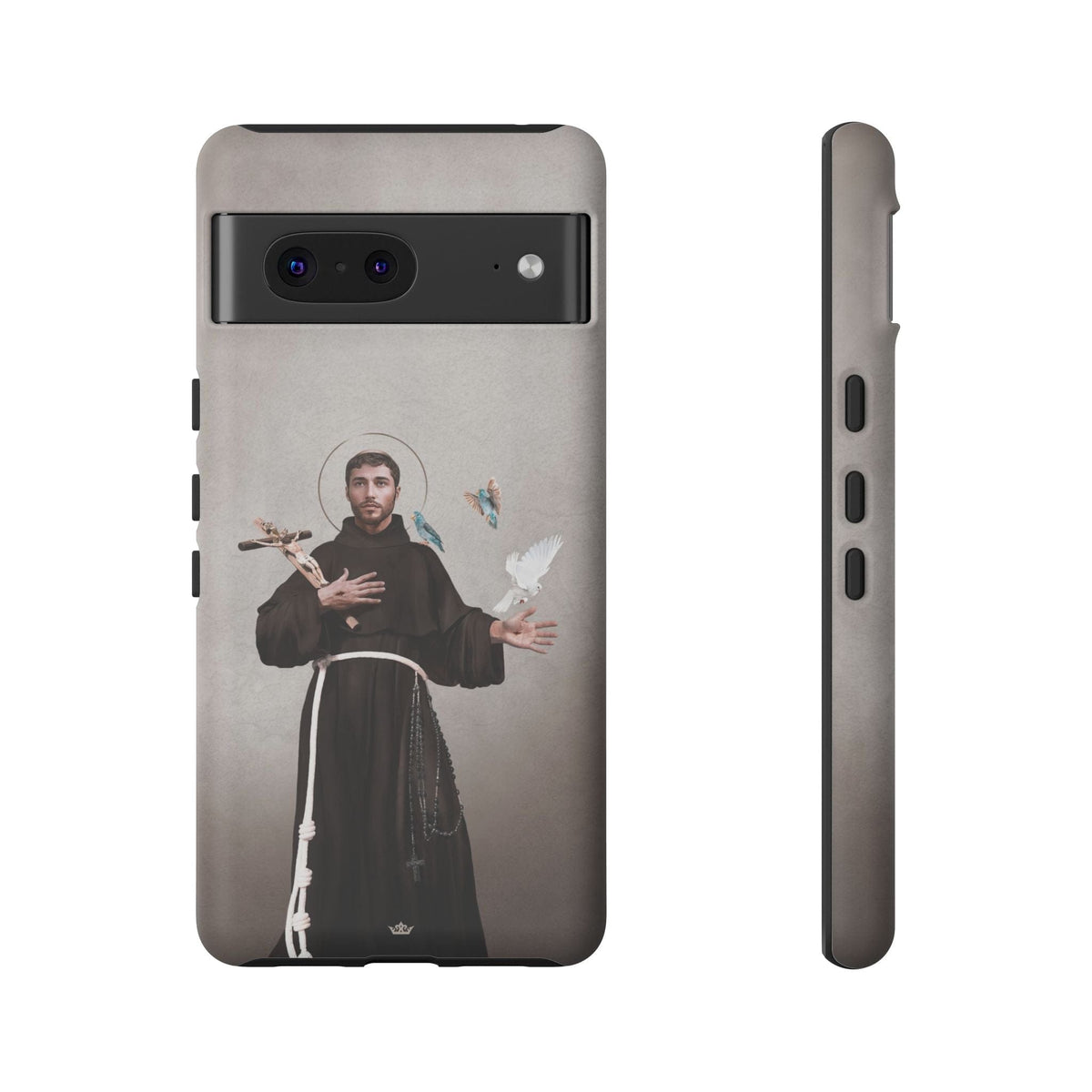 St. Francis of Assisi Hard Phone Case (Light) Copyright VENXARA