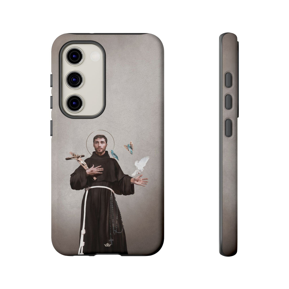 St. Francis of Assisi Hard Phone Case (Light) Copyright VENXARA
