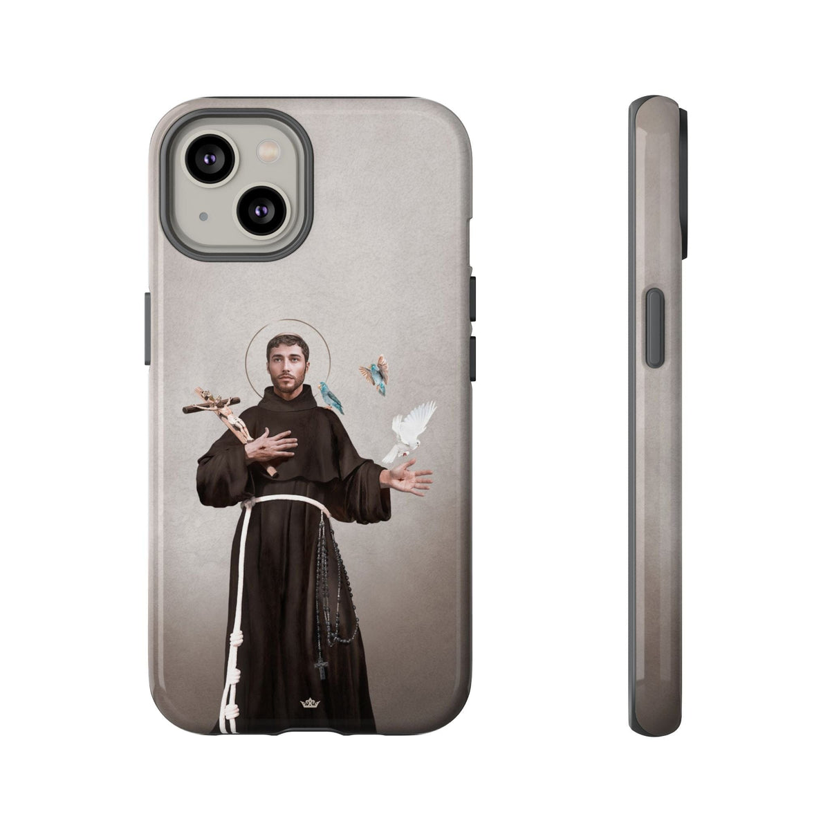 St. Francis of Assisi Hard Phone Case (Light) Copyright VENXARA