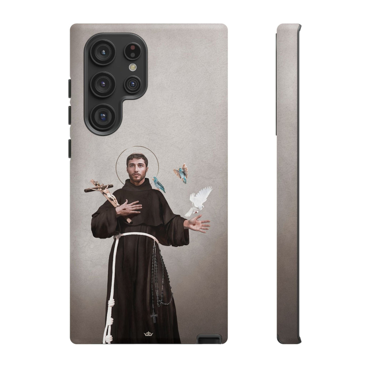 St. Francis of Assisi Hard Phone Case (Light) Copyright VENXARA