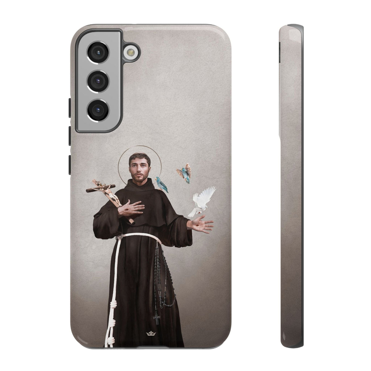 St. Francis of Assisi Hard Phone Case (Light) Copyright VENXARA