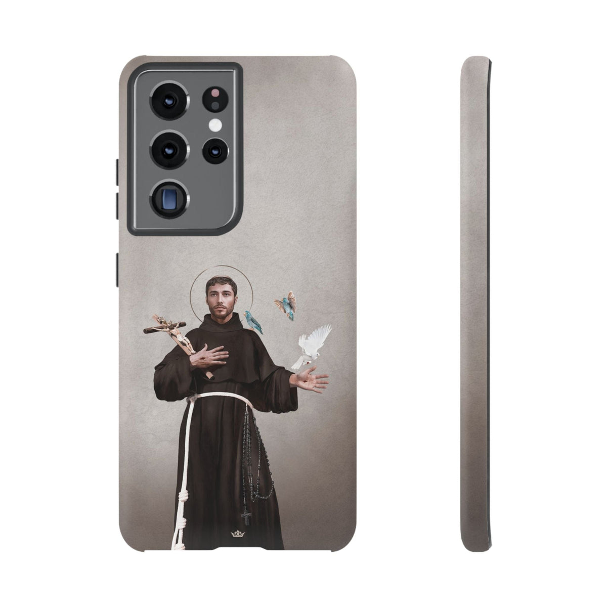 St. Francis of Assisi Hard Phone Case (Light) Copyright VENXARA