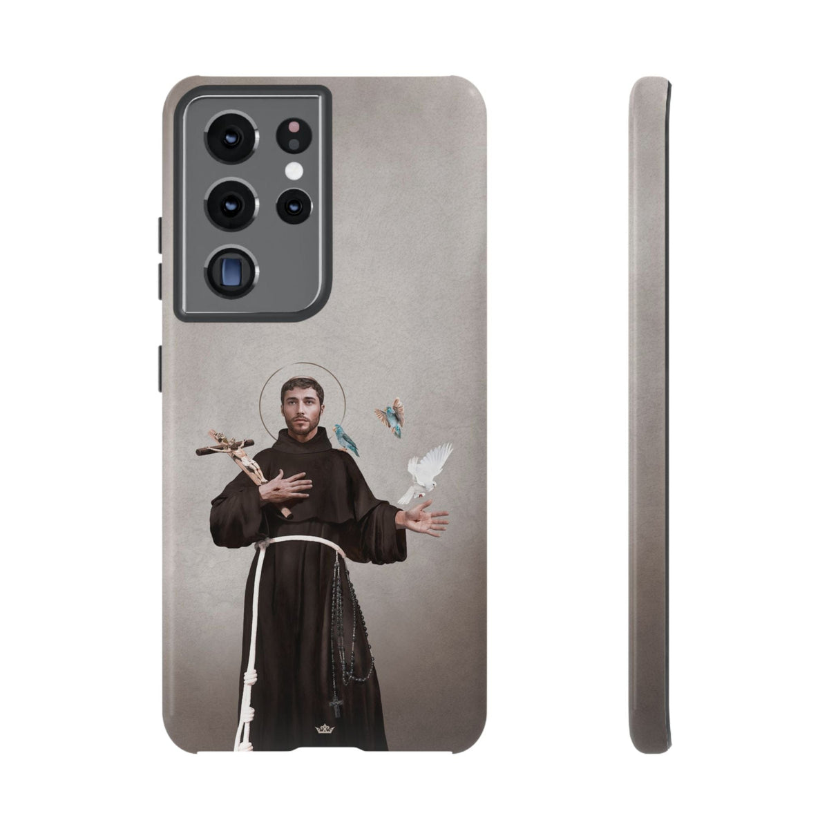 St. Francis of Assisi Hard Phone Case (Light) Copyright VENXARA