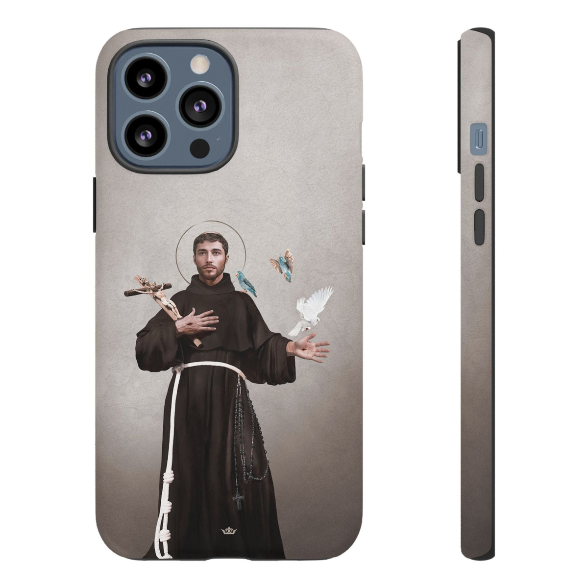St. Francis of Assisi Hard Phone Case (Light) Copyright VENXARA