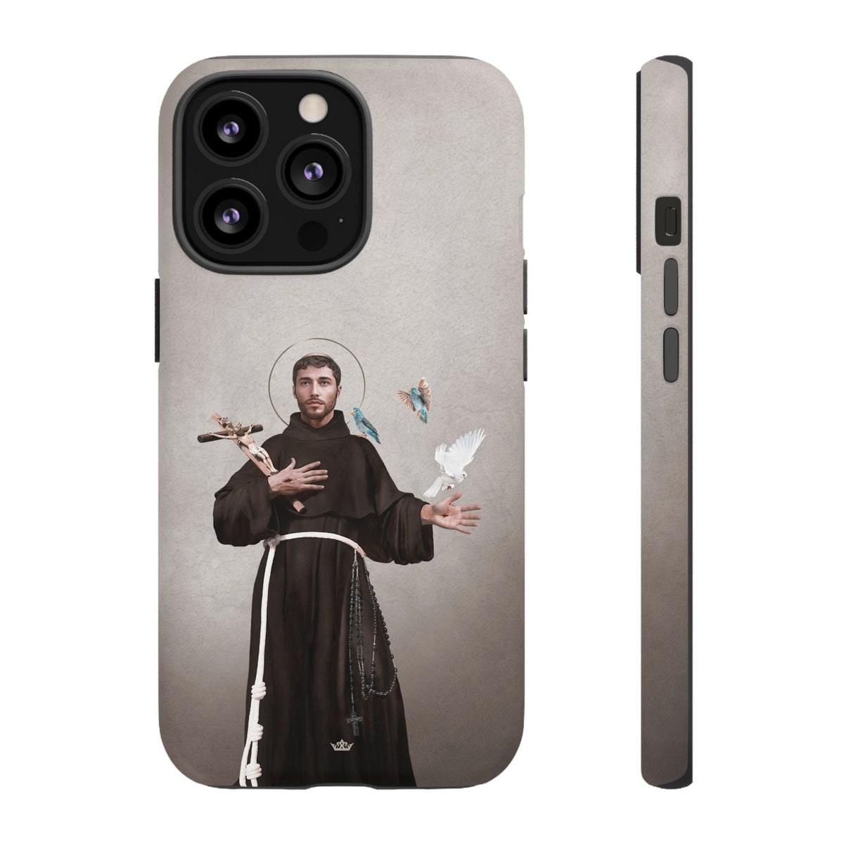 St. Francis of Assisi Hard Phone Case (Light) Copyright VENXARA