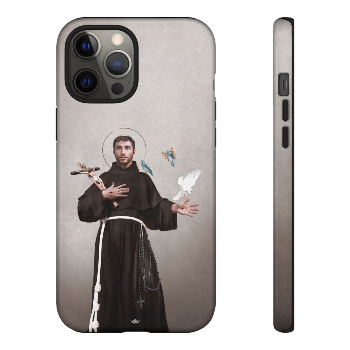 St. Francis of Assisi Hard Phone Case (Light) Copyright VENXARA