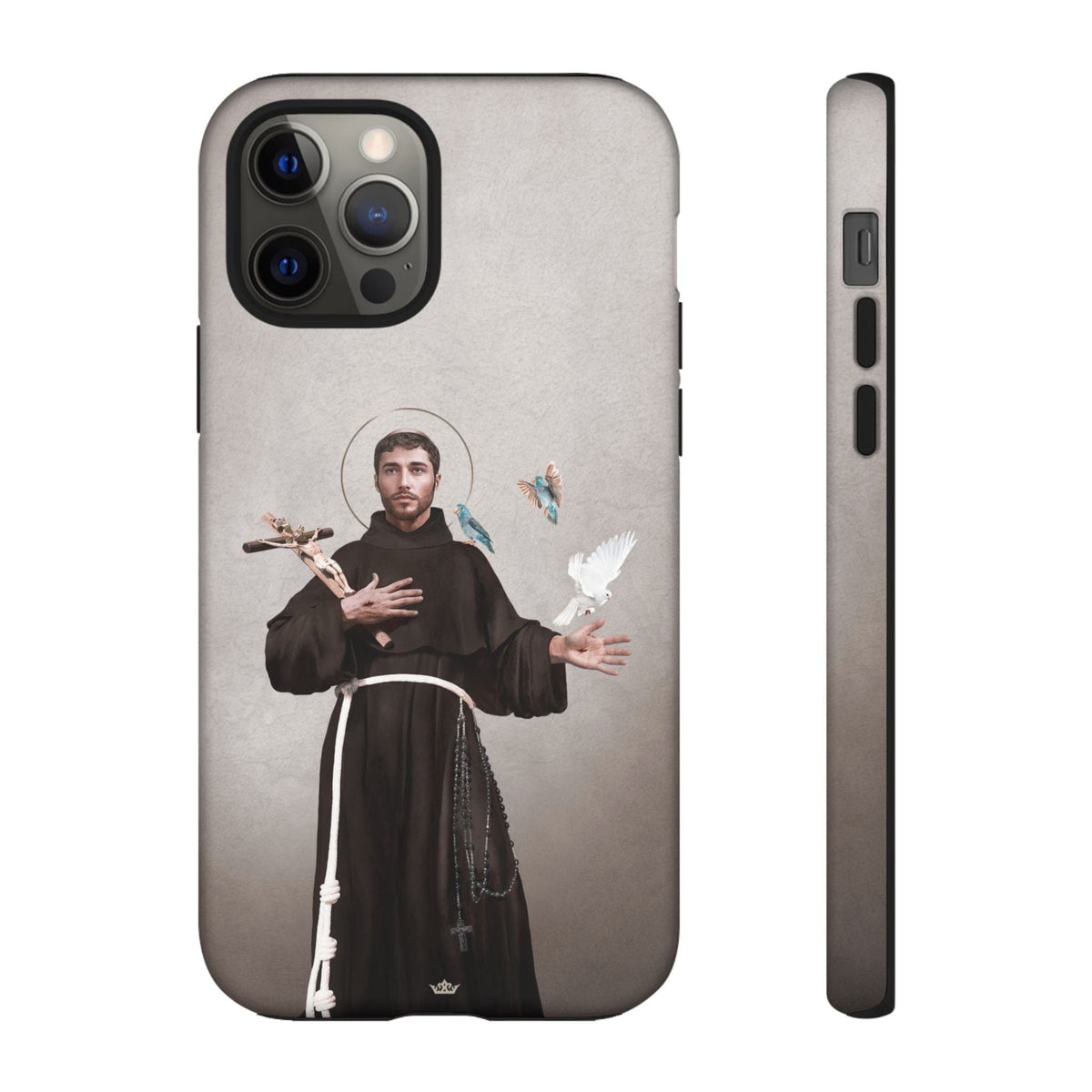 St. Francis of Assisi Hard Phone Case (Light) Copyright VENXARA