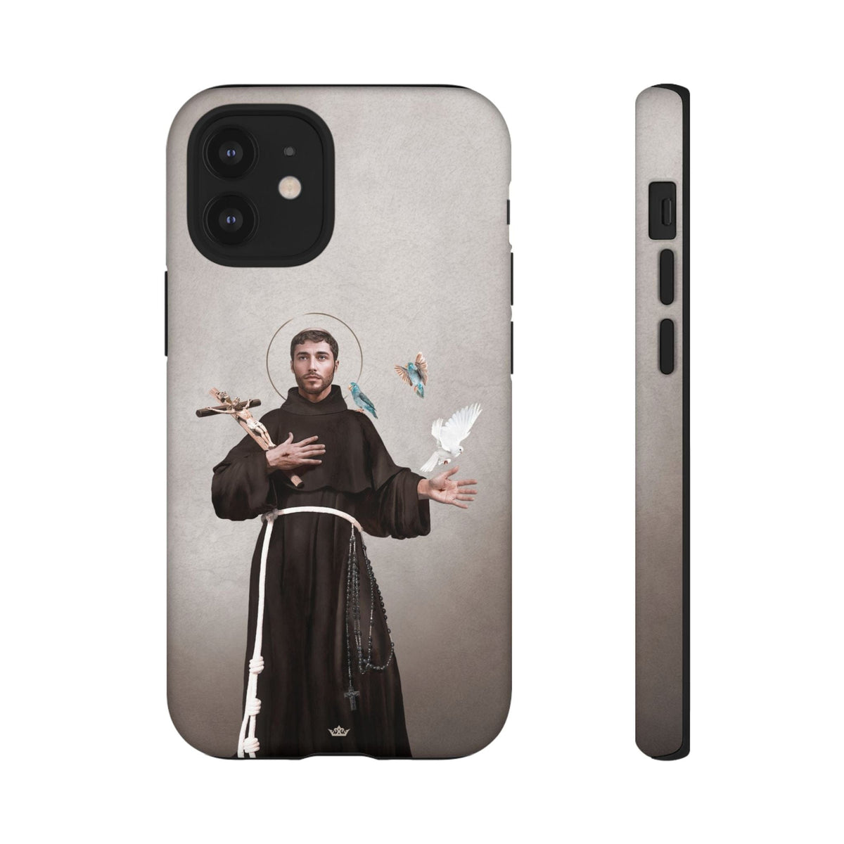 St. Francis of Assisi Hard Phone Case (Light) Copyright VENXARA