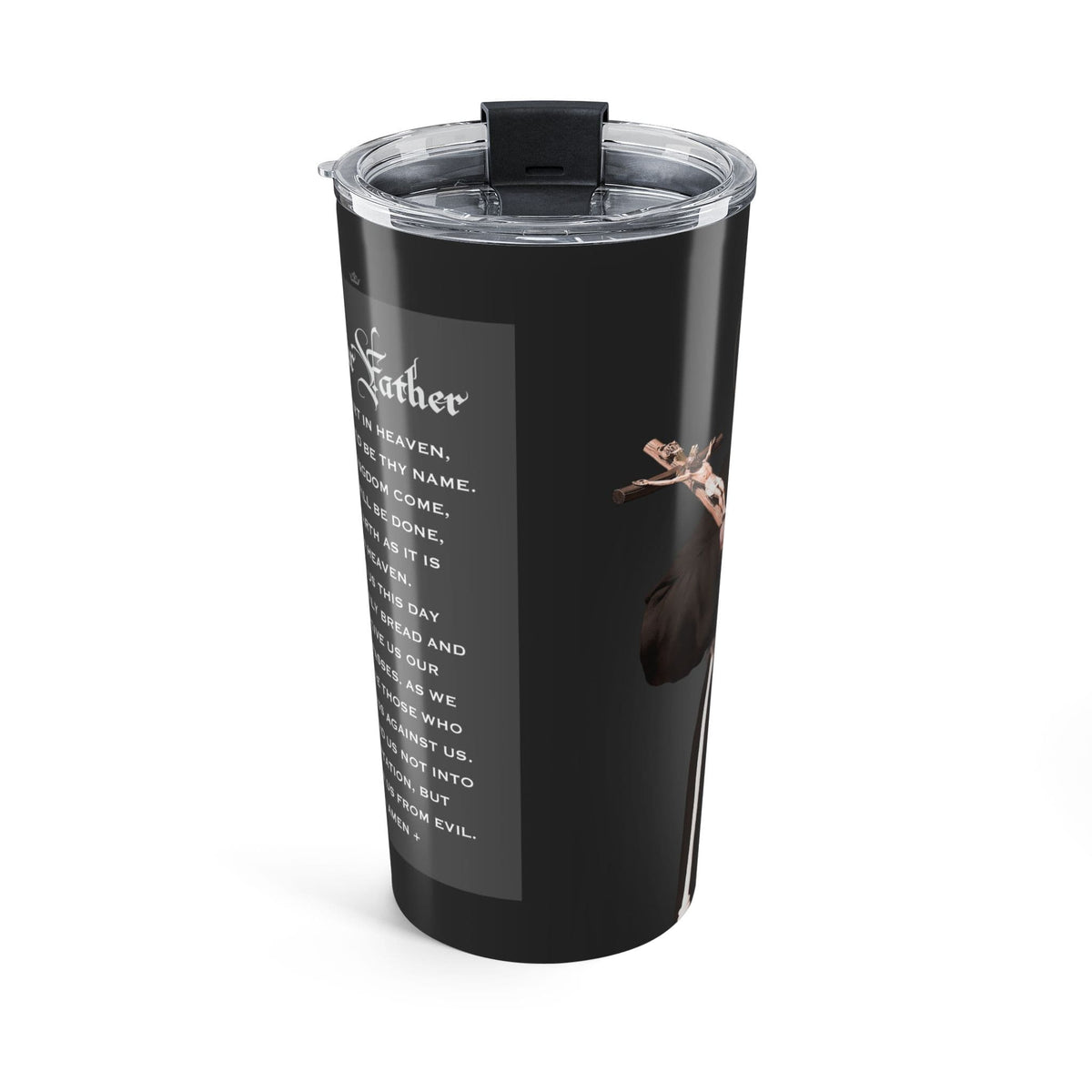 St. Francis of Assisi Lord's Prayer Tumbler (Ash 20 oz) Copyright VENXARA