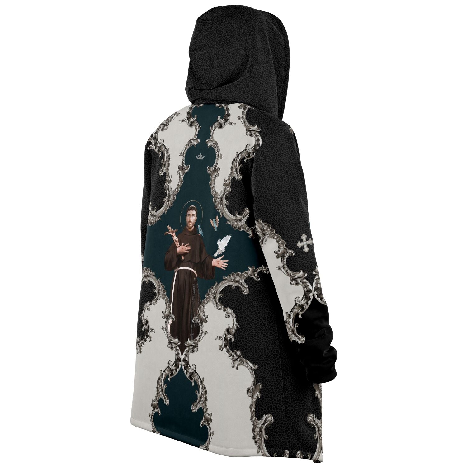St. Francis of Assisi Microfleece Cloak (Baroque Leopard) - VENXARA®