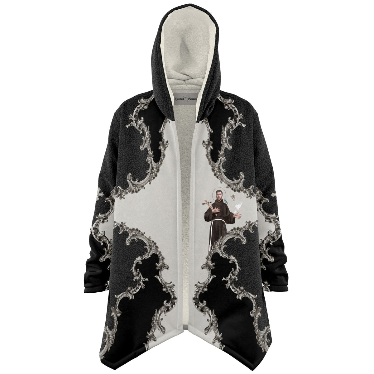 St. Francis of Assisi Microfleece Cloak (Baroque Leopard) Copyright VENXARA