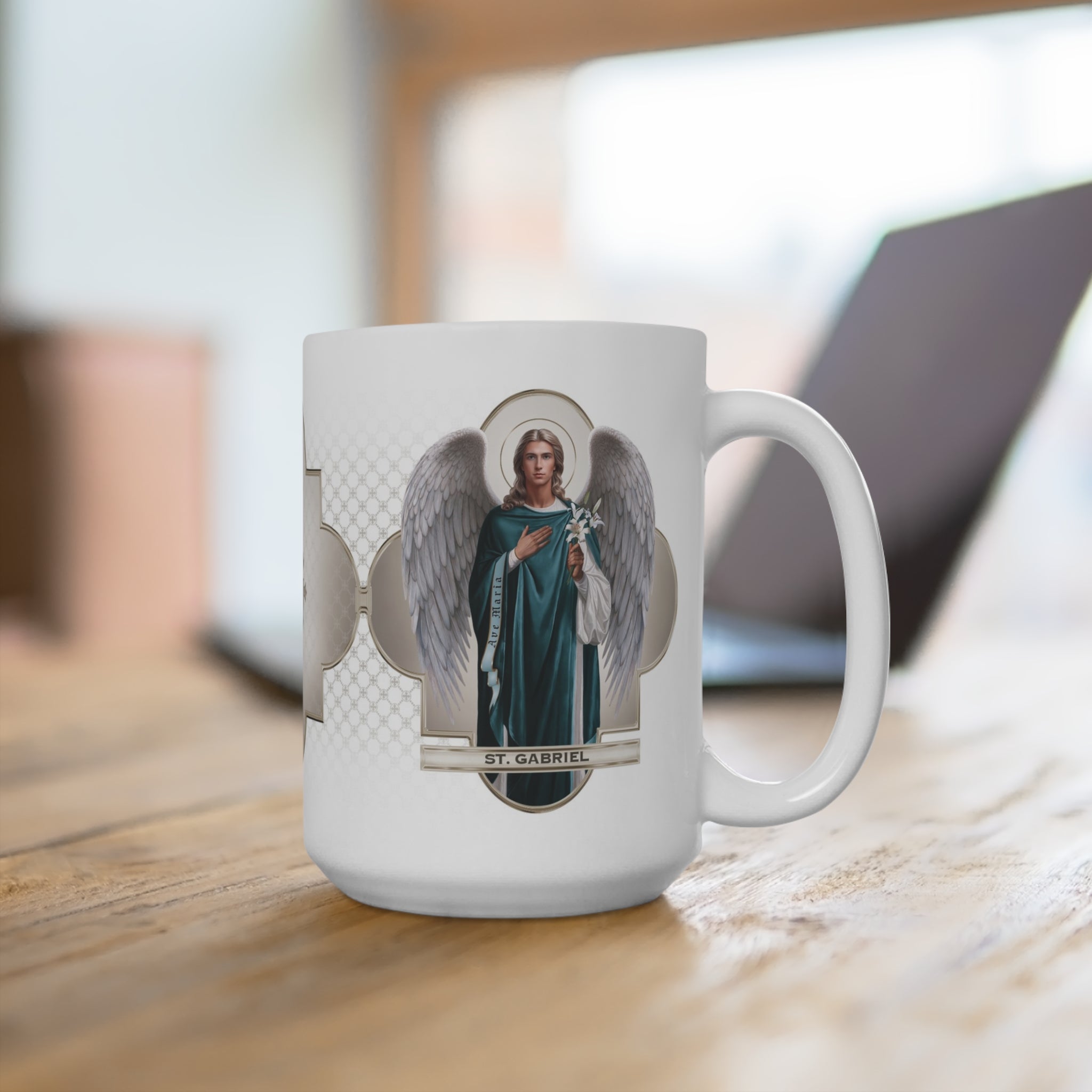 St. Gabriel the Archangel Ceramic Mug - VENXARA®