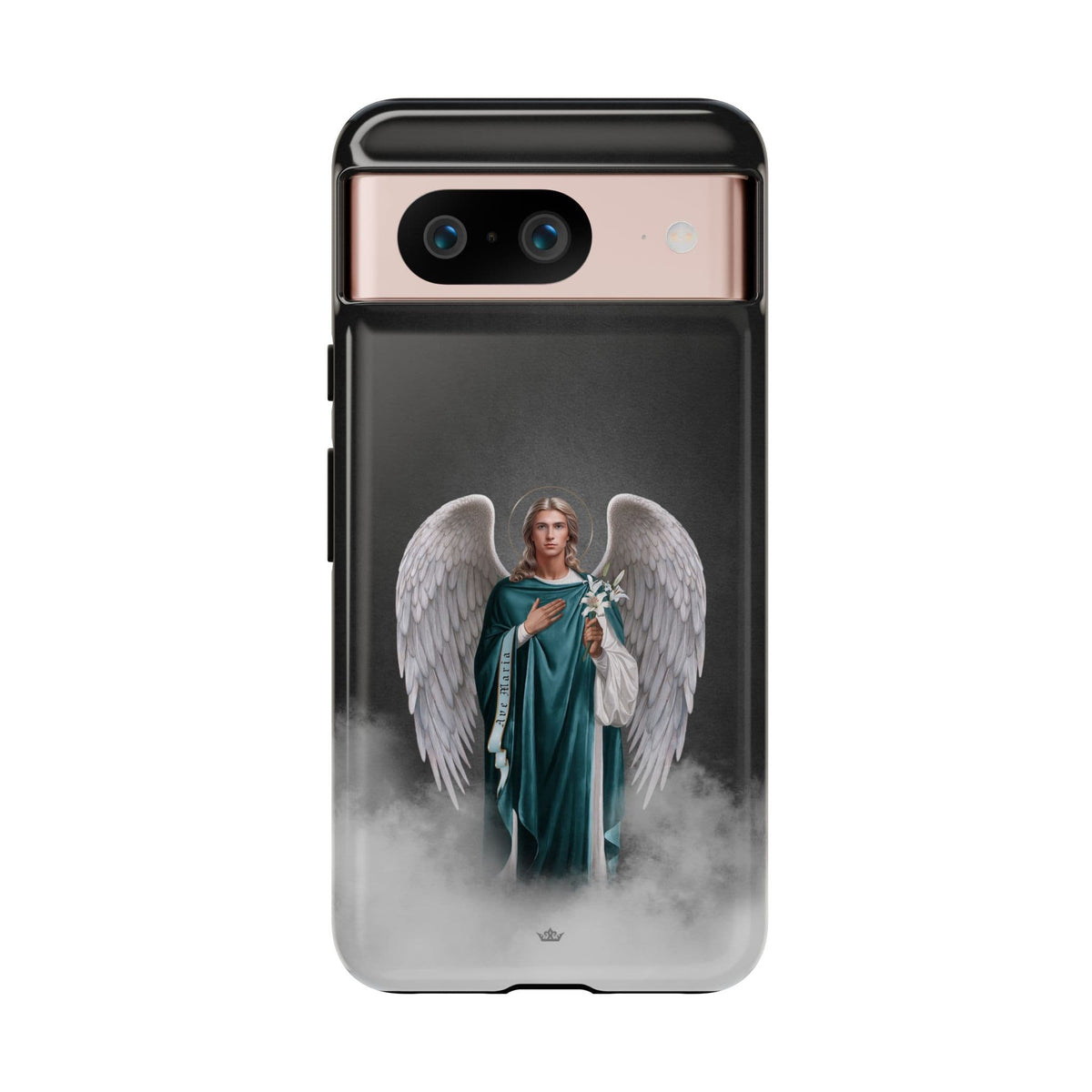 St. Gabriel the Archangel Hard Phone Case (Dark) Copyright VENXARA