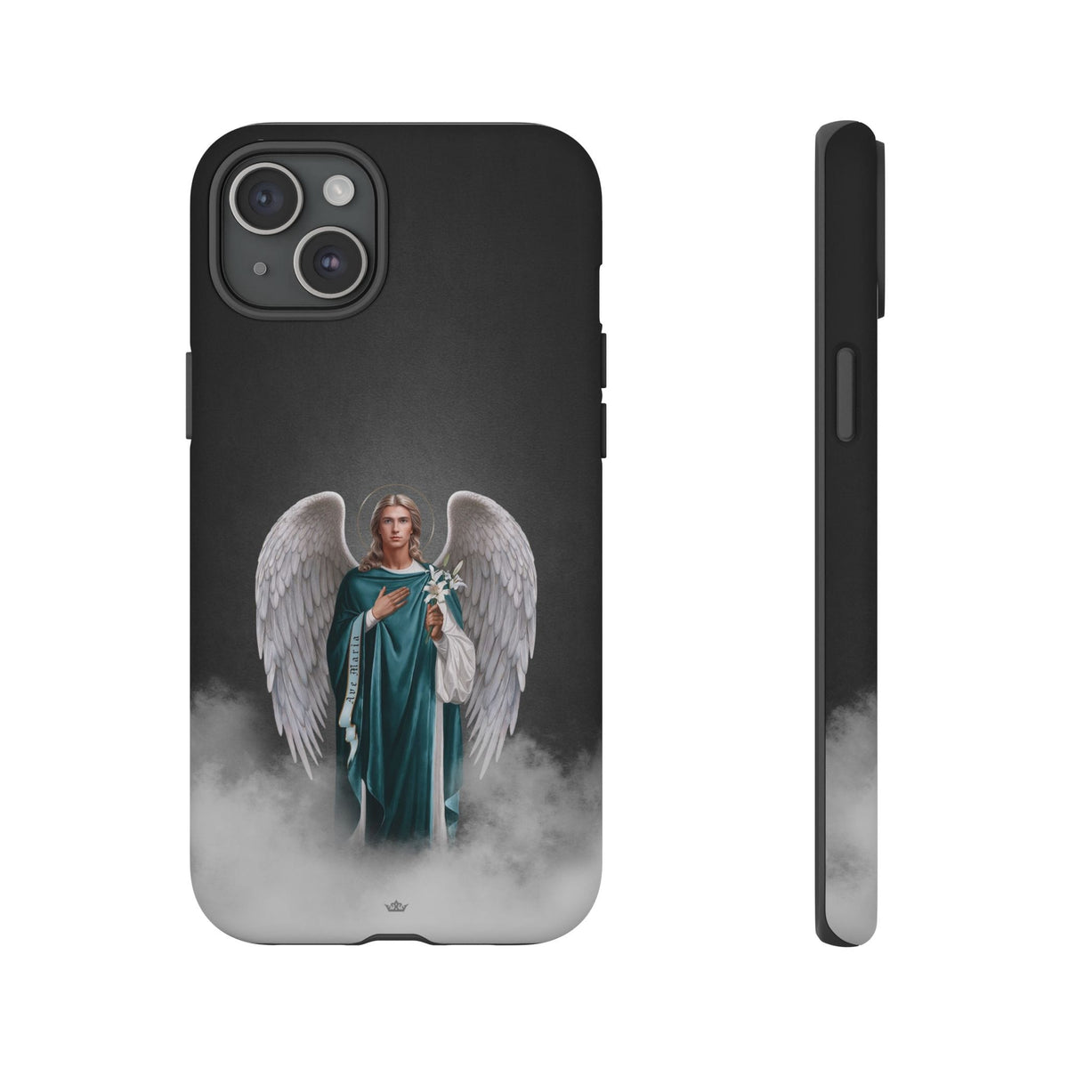 St. Gabriel the Archangel Hard Phone Case (Dark) Copyright VENXARA