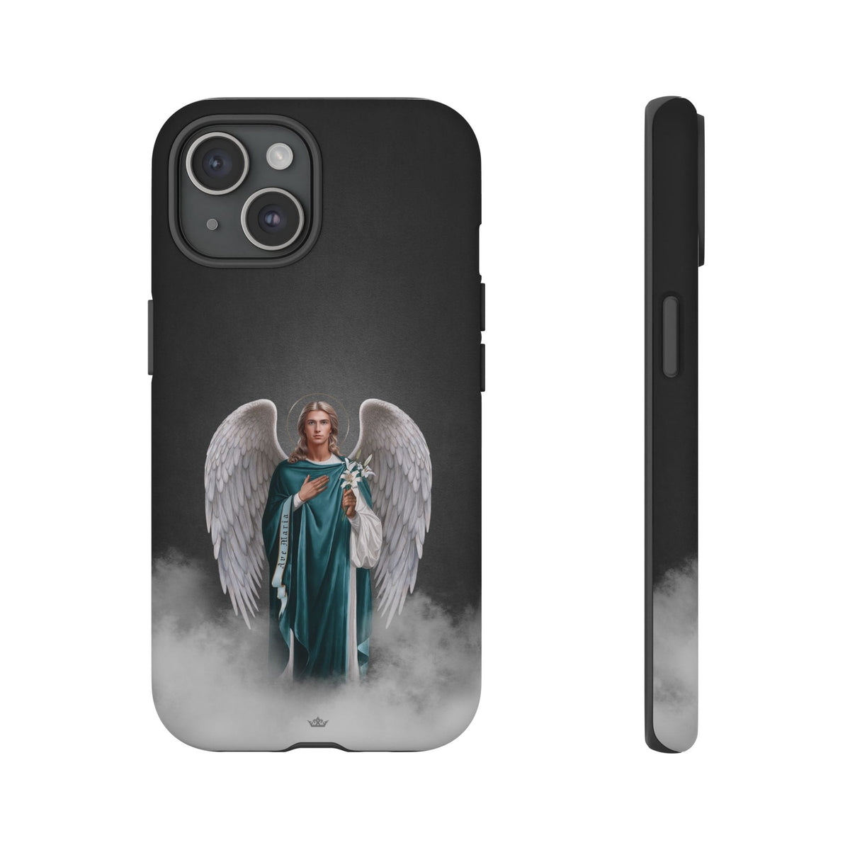 St. Gabriel the Archangel Hard Phone Case (Dark) Copyright VENXARA