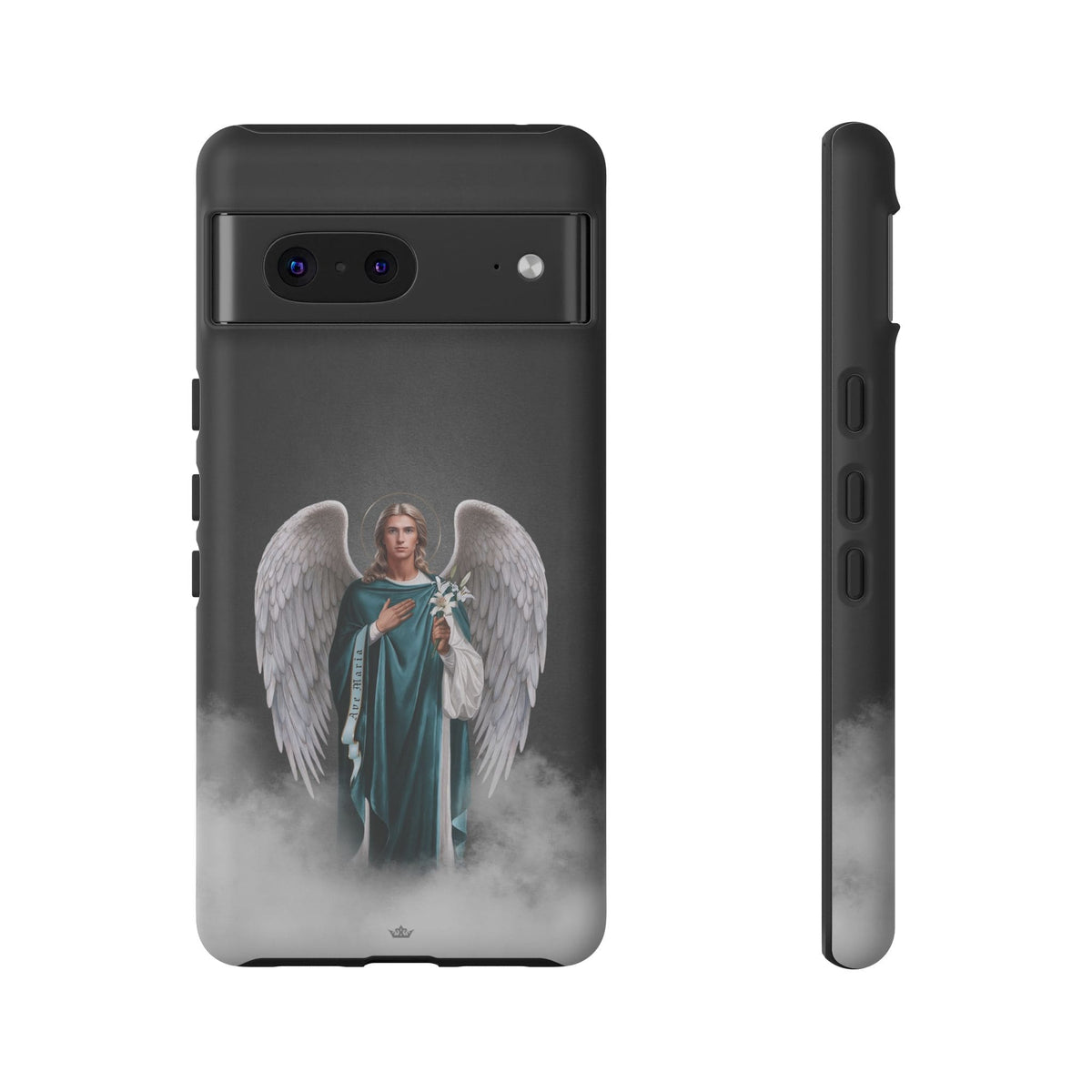St. Gabriel the Archangel Hard Phone Case (Dark) Copyright VENXARA