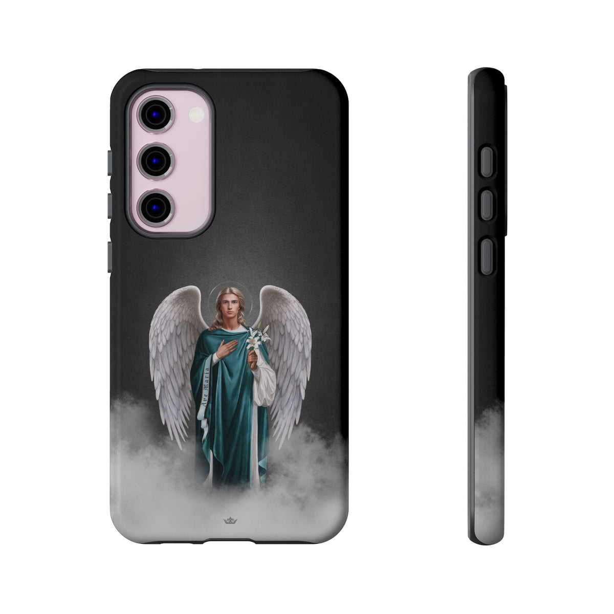 St. Gabriel the Archangel Hard Phone Case (Dark) Copyright VENXARA