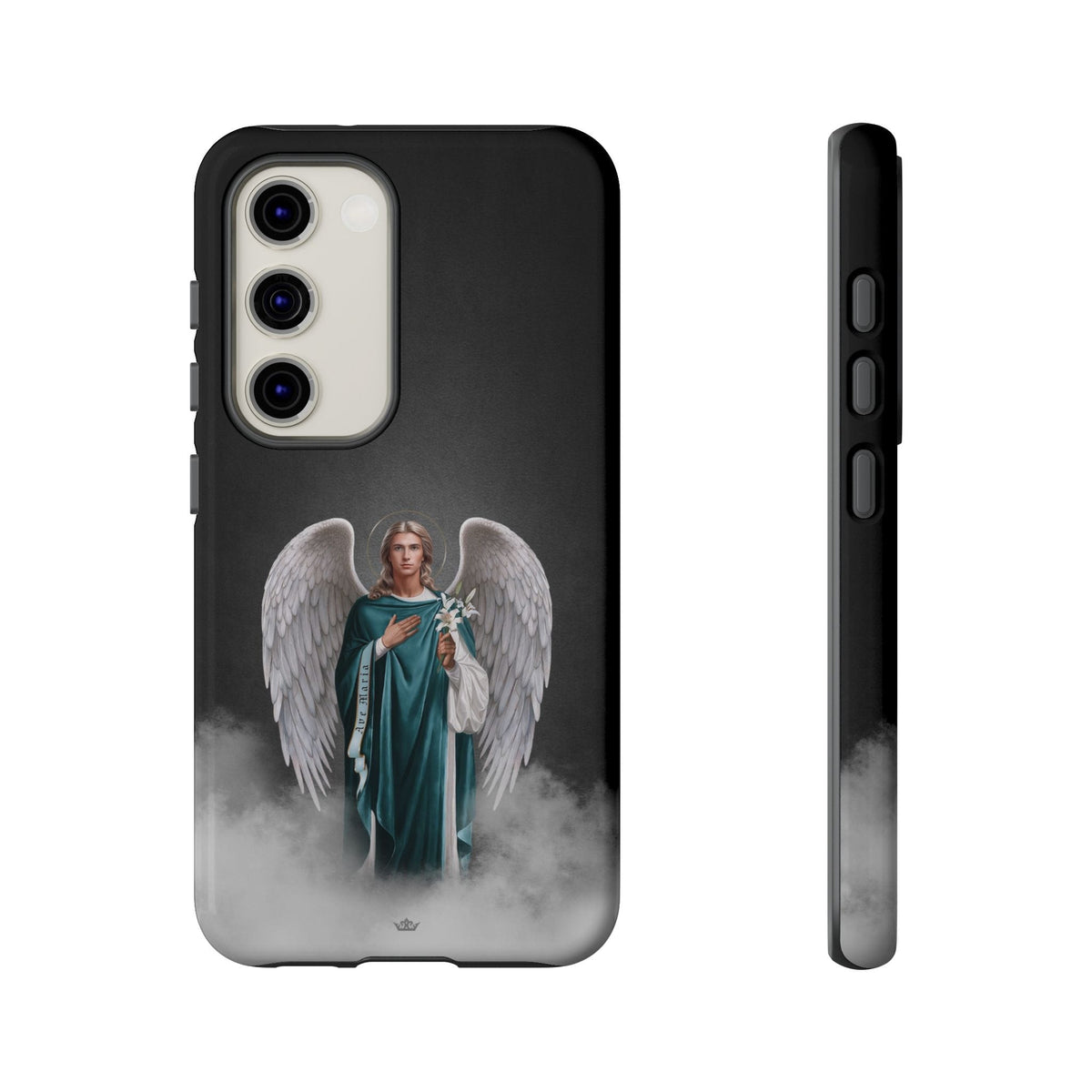 St. Gabriel the Archangel Hard Phone Case (Dark) Copyright VENXARA