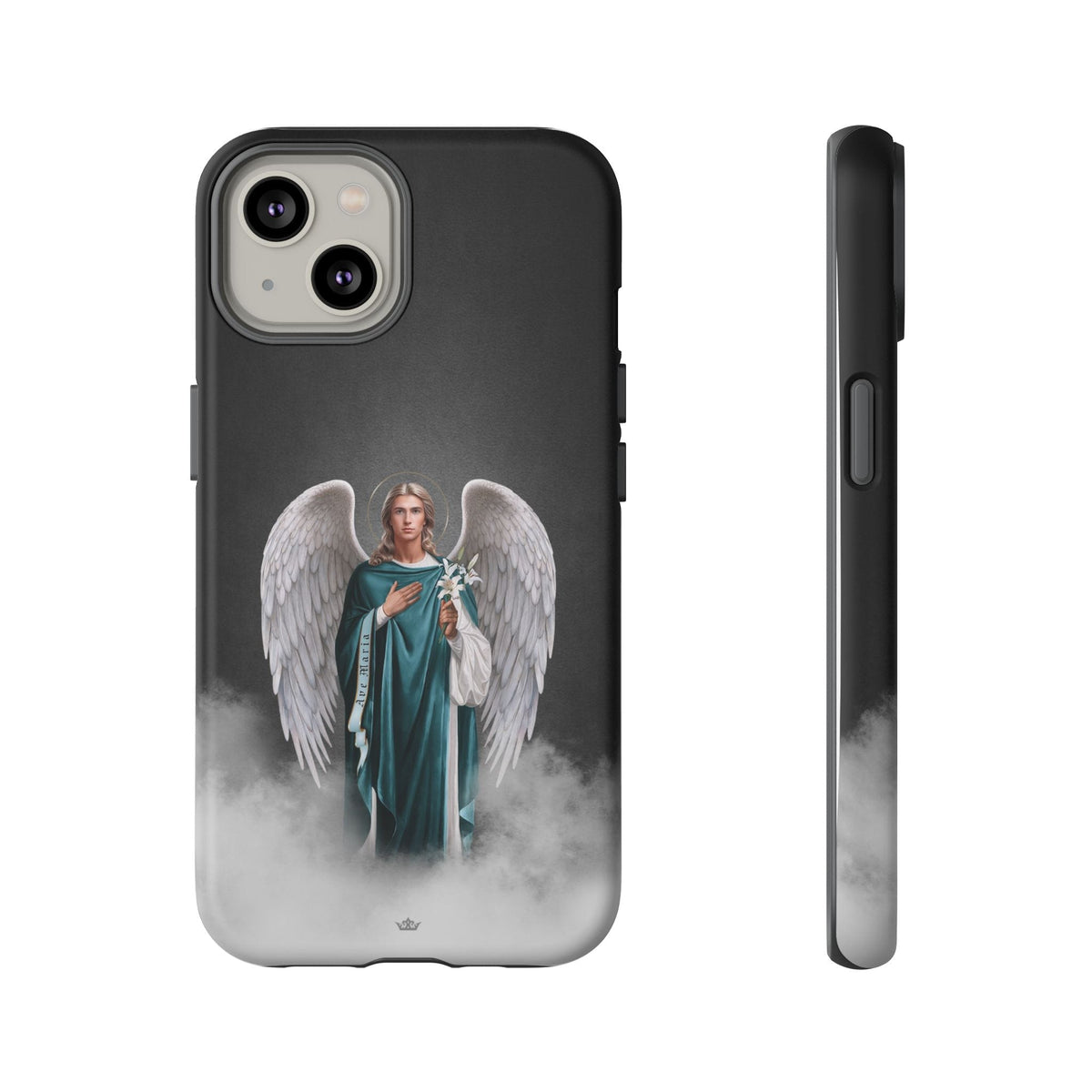 St. Gabriel the Archangel Hard Phone Case (Dark) Copyright VENXARA