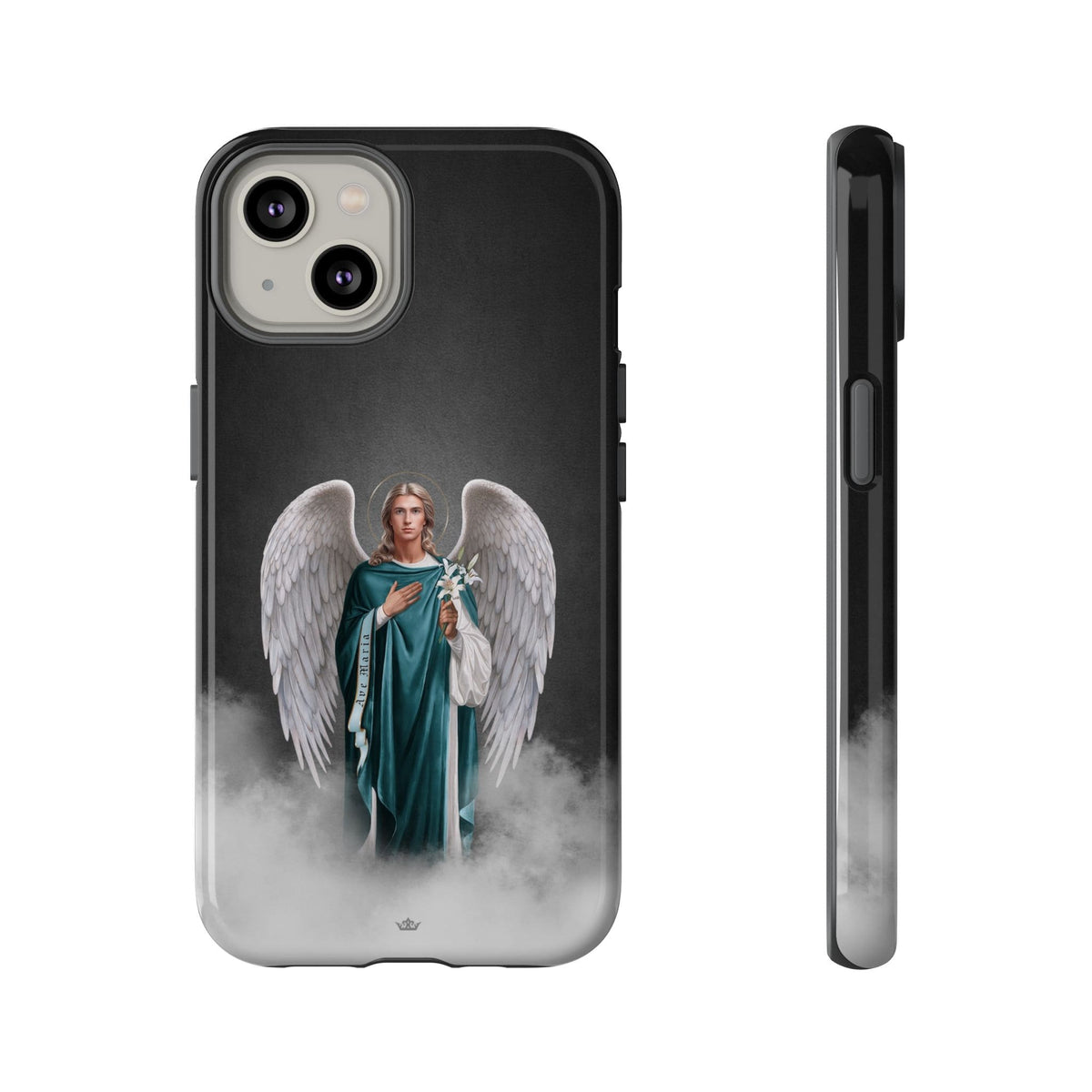 St. Gabriel the Archangel Hard Phone Case (Dark) Copyright VENXARA