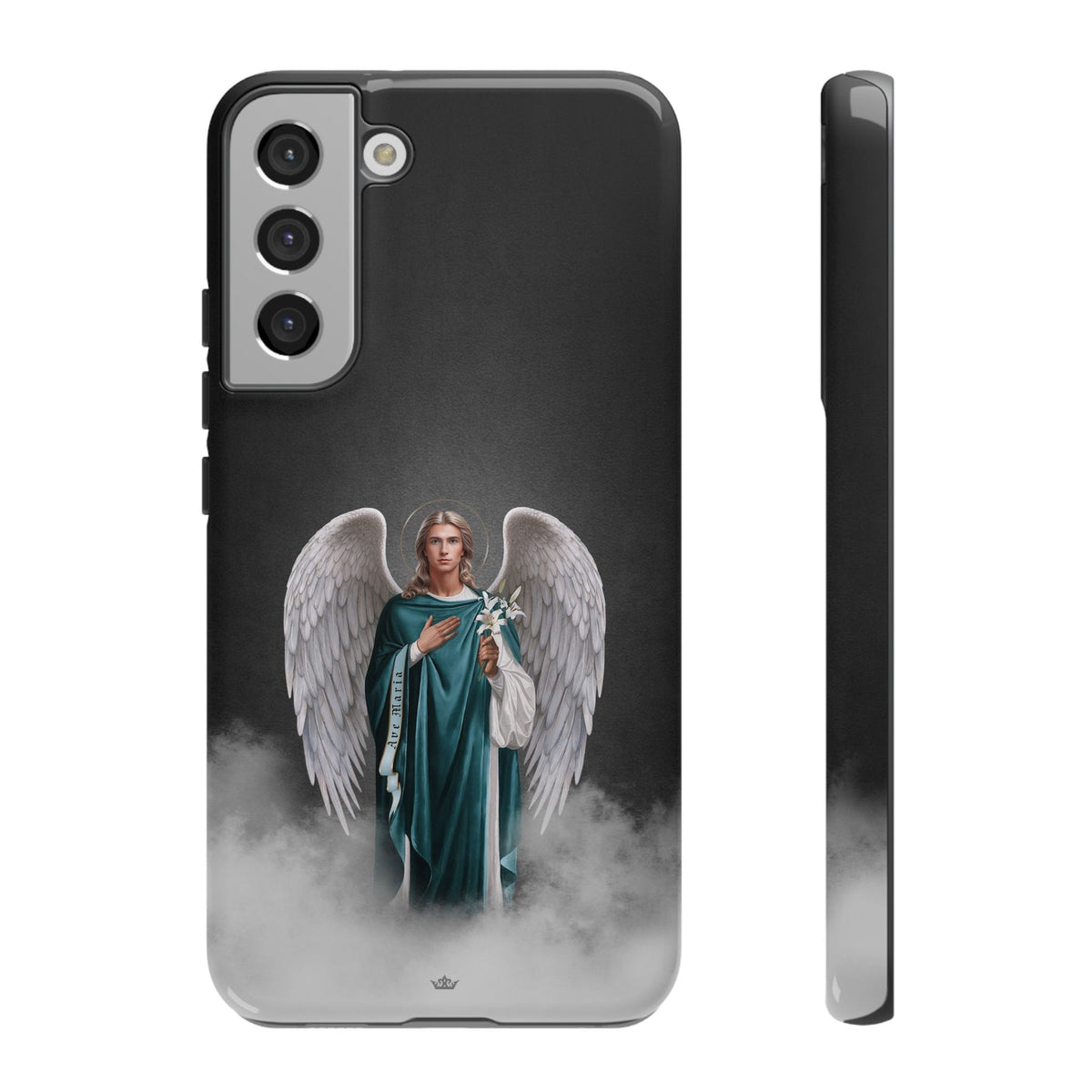 St. Gabriel the Archangel Hard Phone Case (Dark) Copyright VENXARA