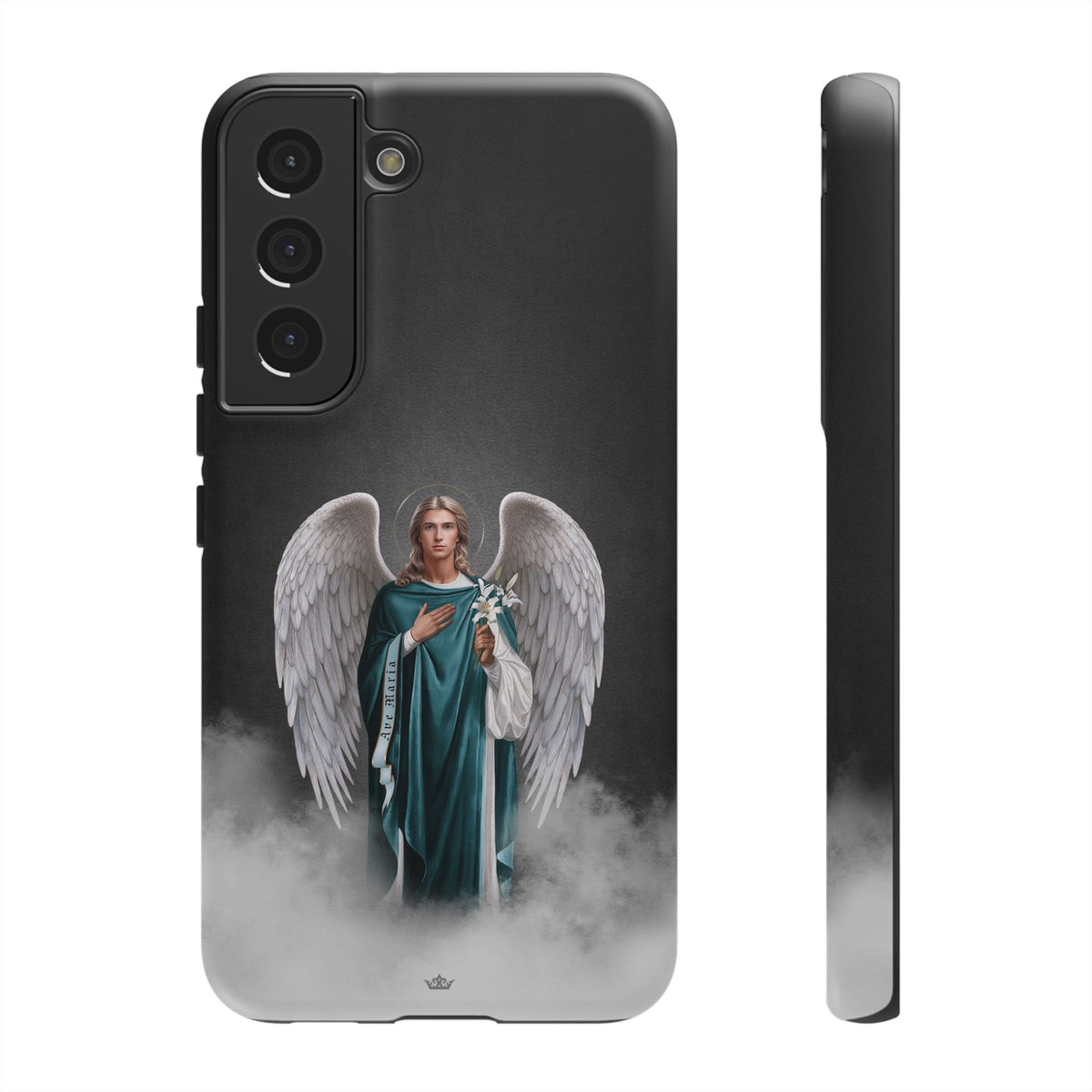 St. Gabriel the Archangel Hard Phone Case (Dark) Copyright VENXARA