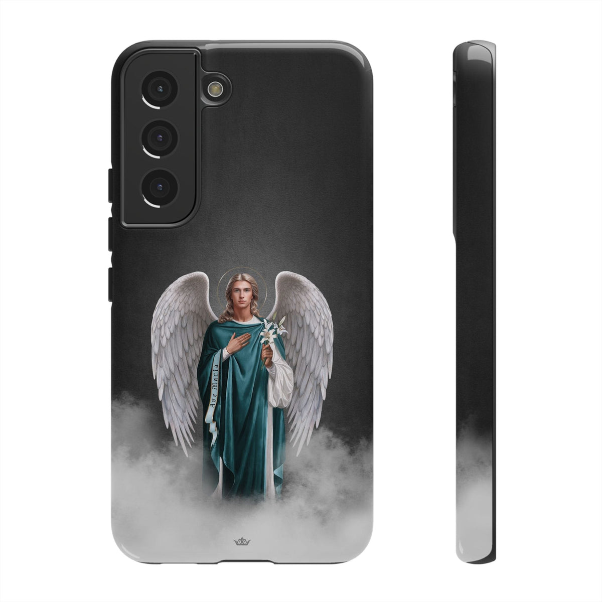 St. Gabriel the Archangel Hard Phone Case (Dark) Copyright VENXARA