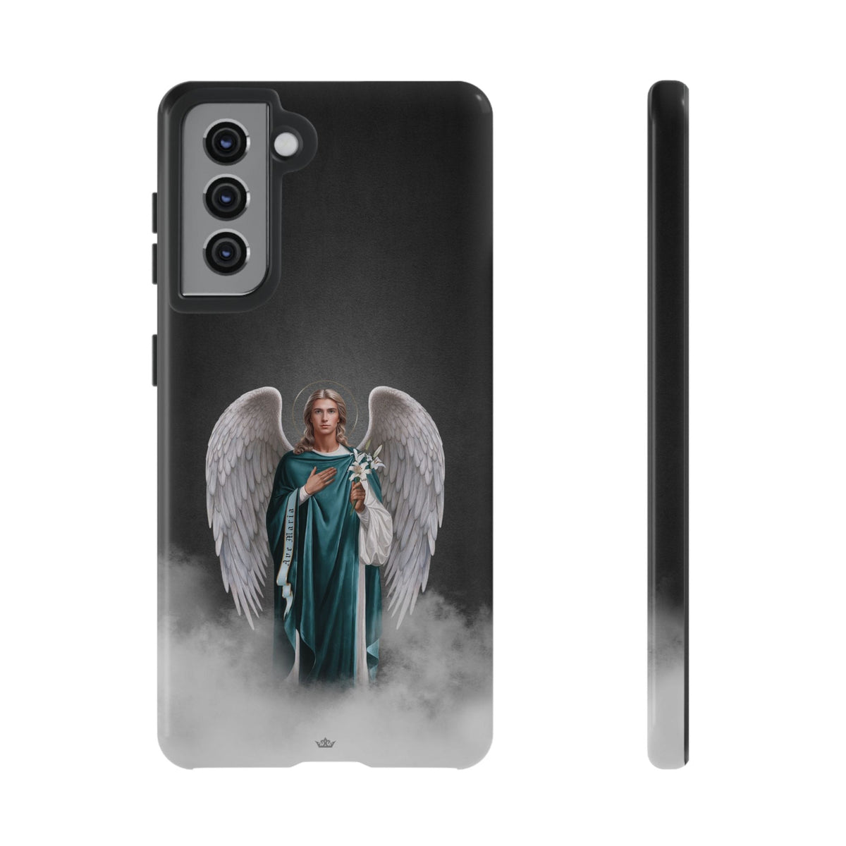 St. Gabriel the Archangel Hard Phone Case (Dark) Copyright VENXARA