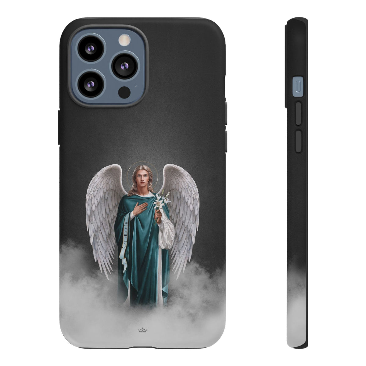 St. Gabriel the Archangel Hard Phone Case (Dark) Copyright VENXARA