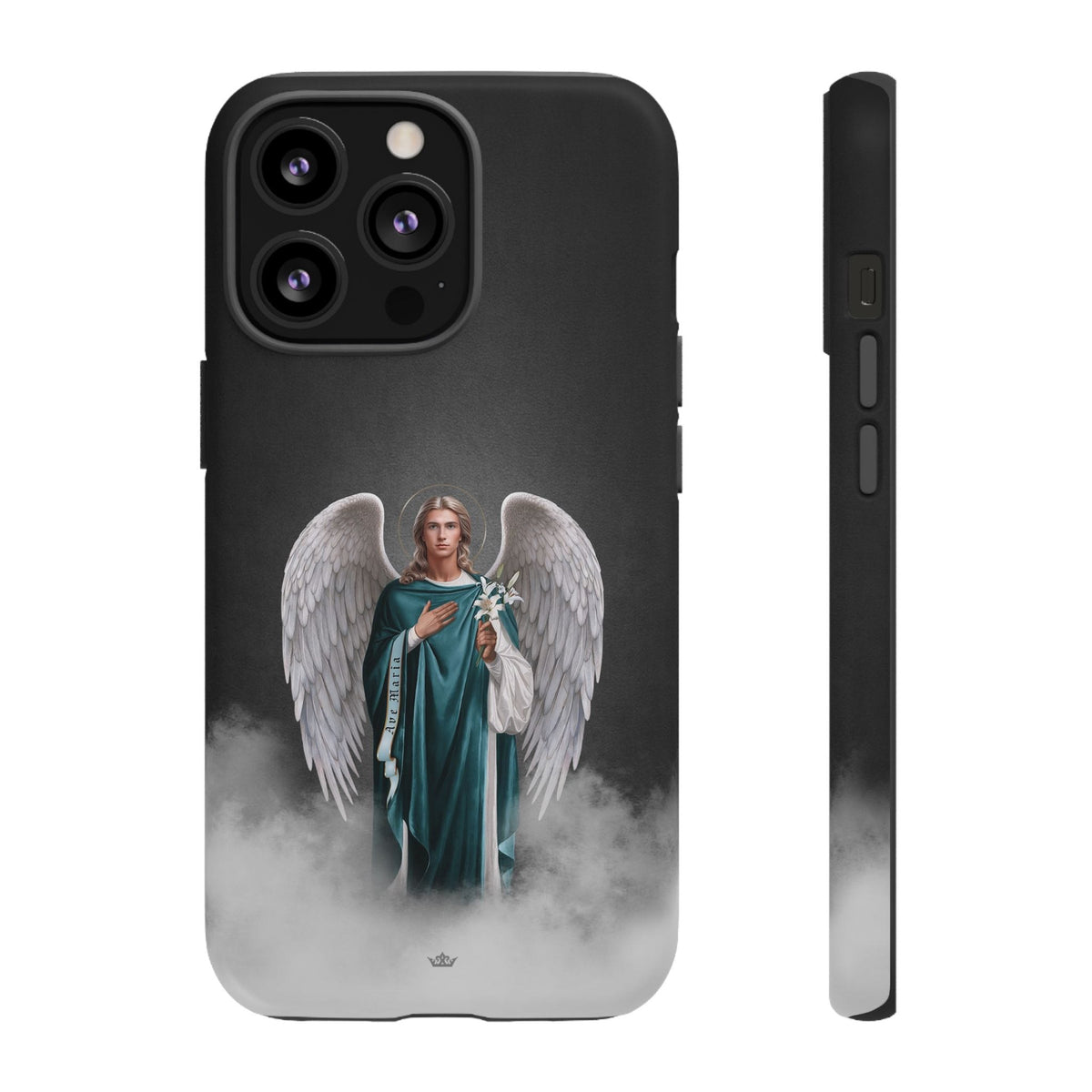 St. Gabriel the Archangel Hard Phone Case (Dark) Copyright VENXARA
